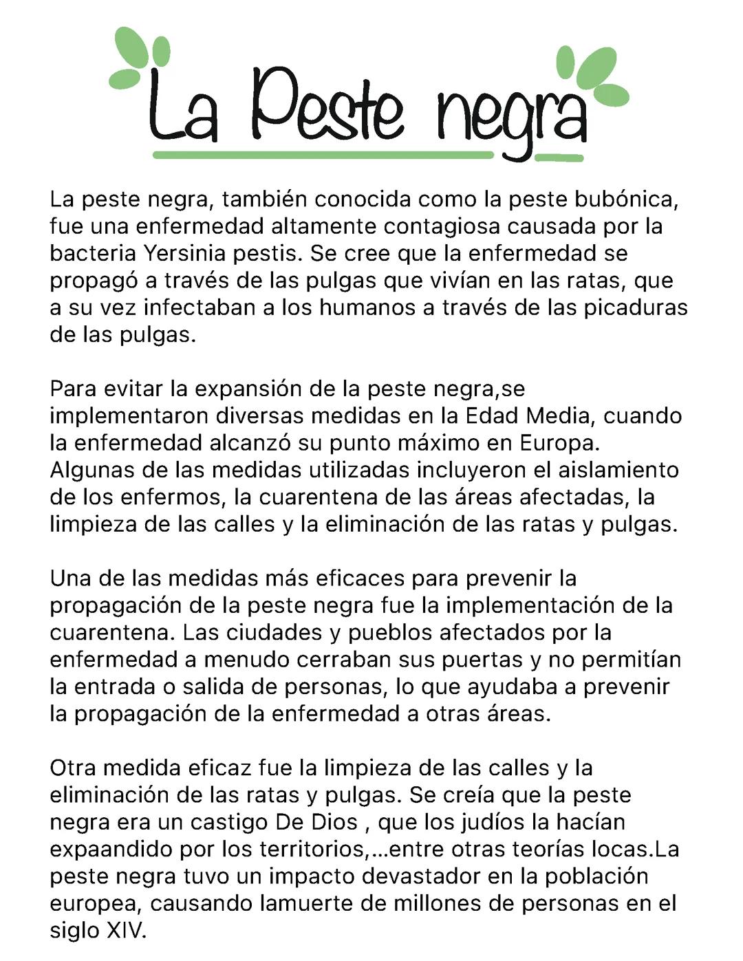 La peste negra