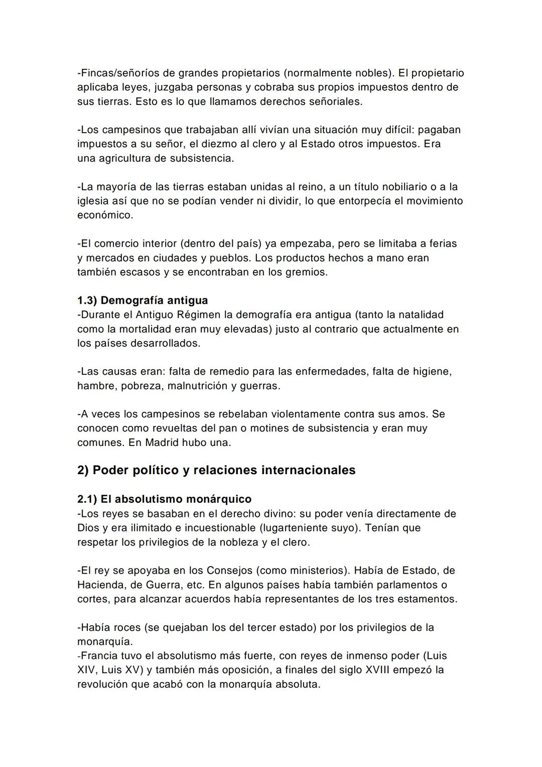 -Fincas/señoríos de grandes propietarios (normalmente nobles). El propietario
aplicaba leyes, juzgaba personas y cobraba sus propios impuest