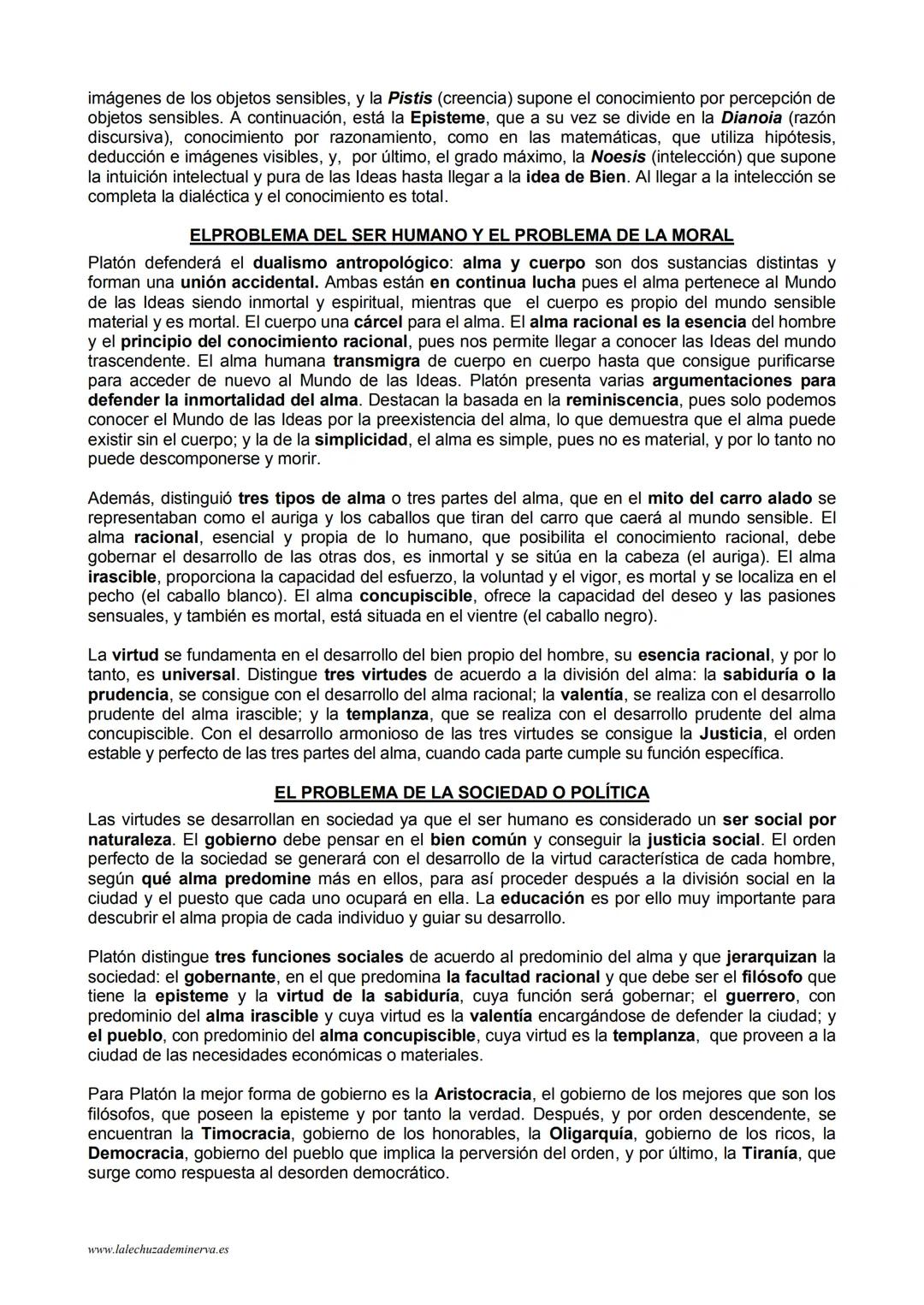 PENSAMIENTO DE PLATÓN
VIDA (427-347 a. C.)
Nace en Atenas en el seno de una familia aristocrática. Su verdadero nombre es Aristocles, pero f