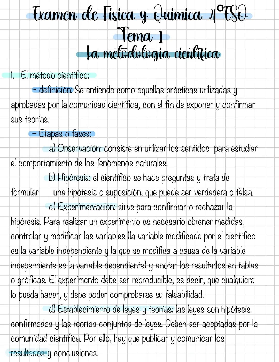 La metodología científica