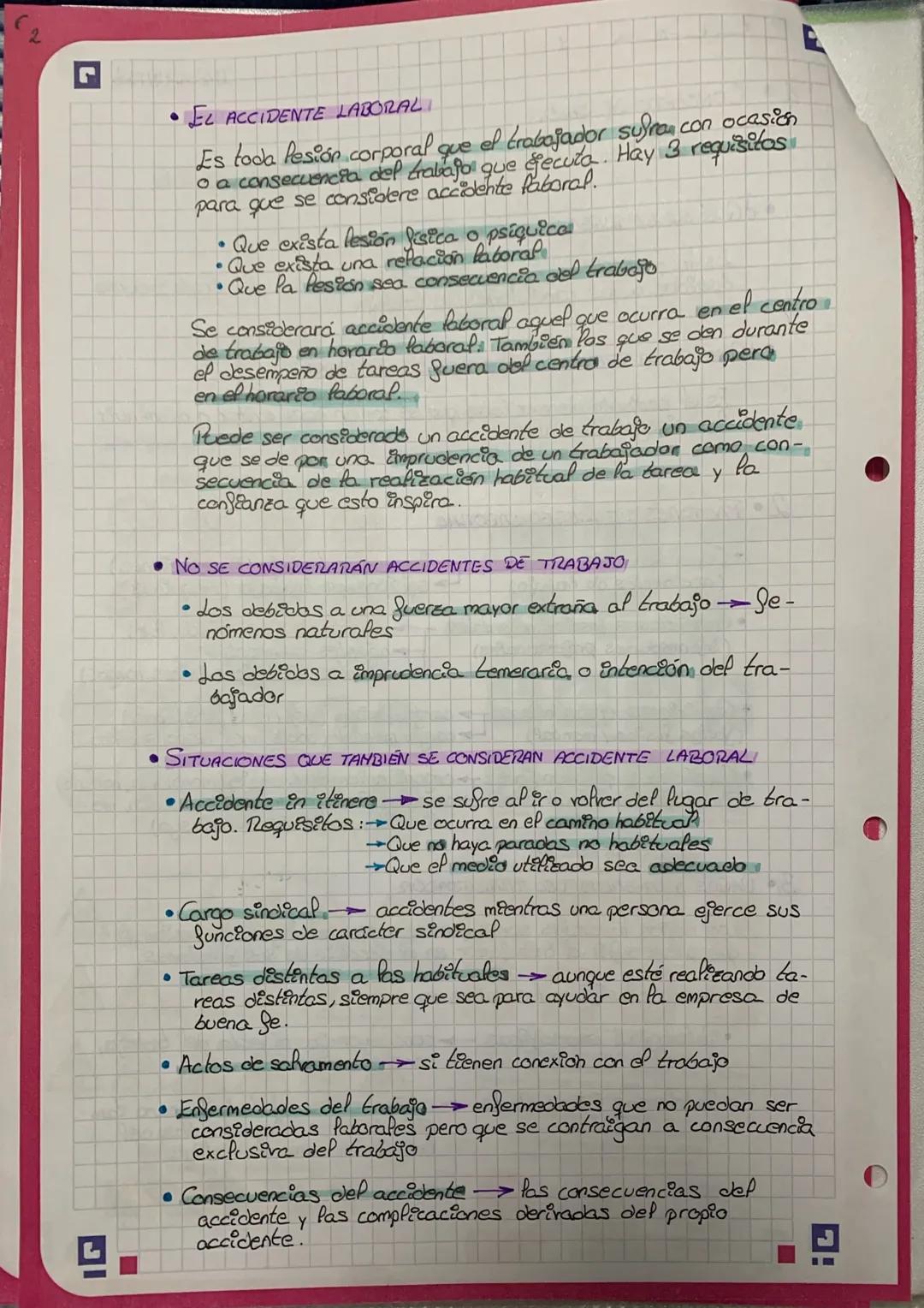 # tema d
1 CONCEPTO DE SALUD
1
IPE APUNTES
da salud es el estado de bienestar fisico, mental y social
• ¿QUÉ ES EL RIESGO LABORAL?
Es la