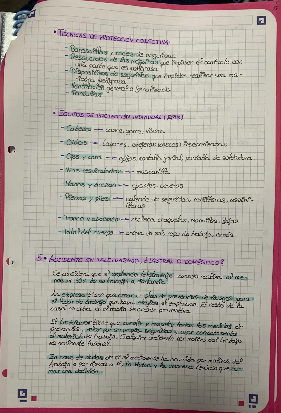 # tema d
1 CONCEPTO DE SALUD
1
IPE APUNTES
da salud es el estado de bienestar fisico, mental y social
• ¿QUÉ ES EL RIESGO LABORAL?
Es la