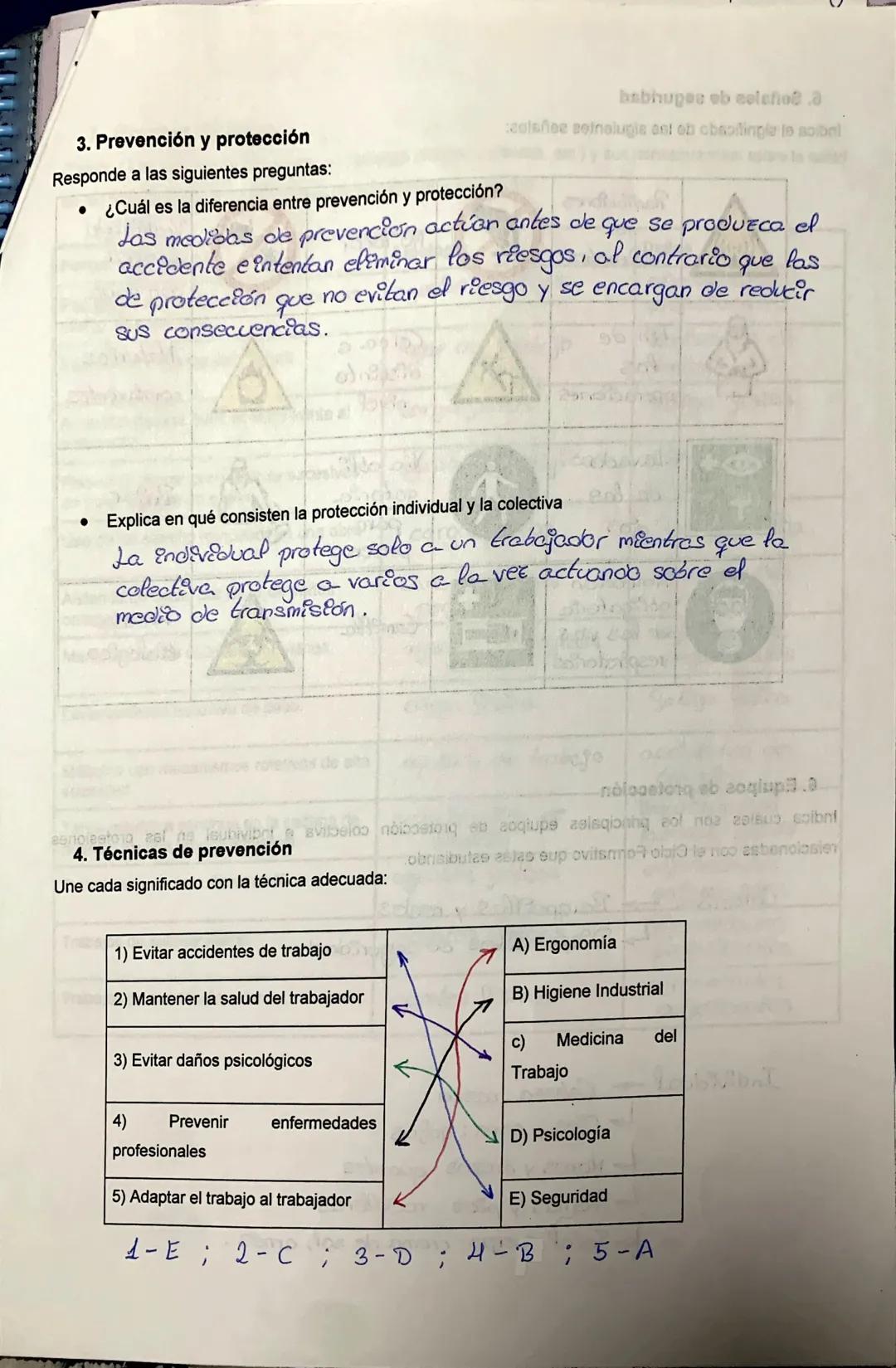 EJERCICIOS UD1 DE PREVENCIÓN DE RIESGOS
1. Accidente in itinere
Indica en cuáles de los siguientes casos nos encontramos ante un accidente