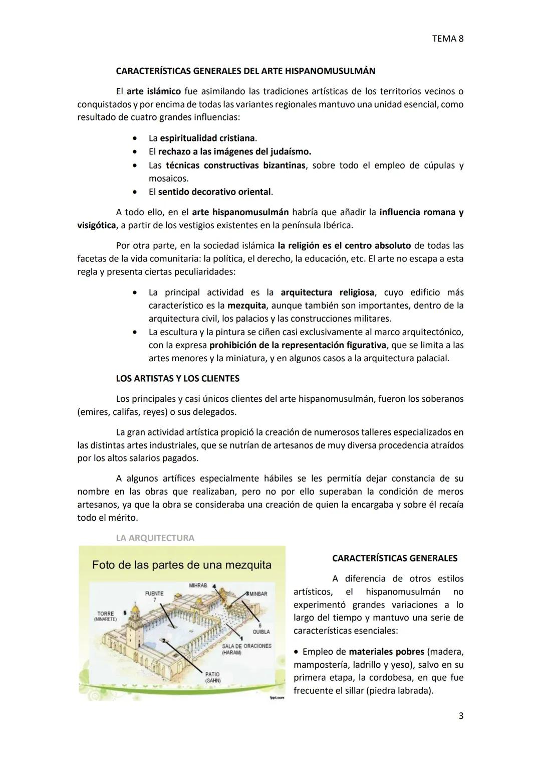 # TEMA 8: LA PECULIARIDAD ESPAÑOLA: EL ARTE ISLÁMICO
✓ La imagen prohibida
TEMA 8
Cerámica del Zócalo de la Alhambra. Detalle
El arte hi