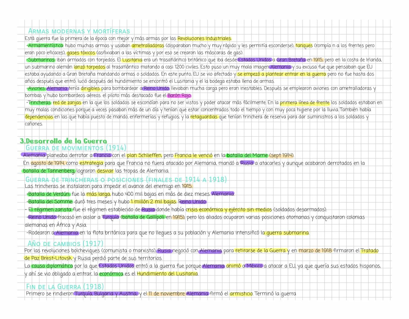 Note
Study LA PRIMERA GUERRA MUNDIAL
1.Preguerra
RIVALIDADES
Francia perdió Alsacia y Lorena en 1870 por los alemanes.
-Los imperios austroh
