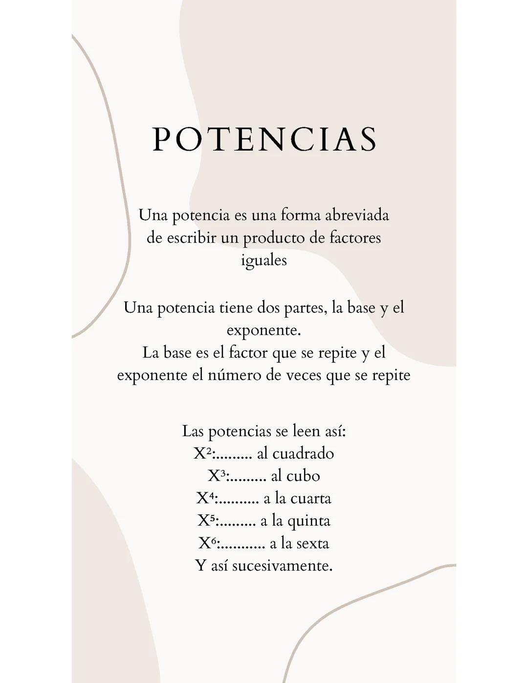 Qué son las Potencias en Matemáticas: Conceptos y Ejemplos