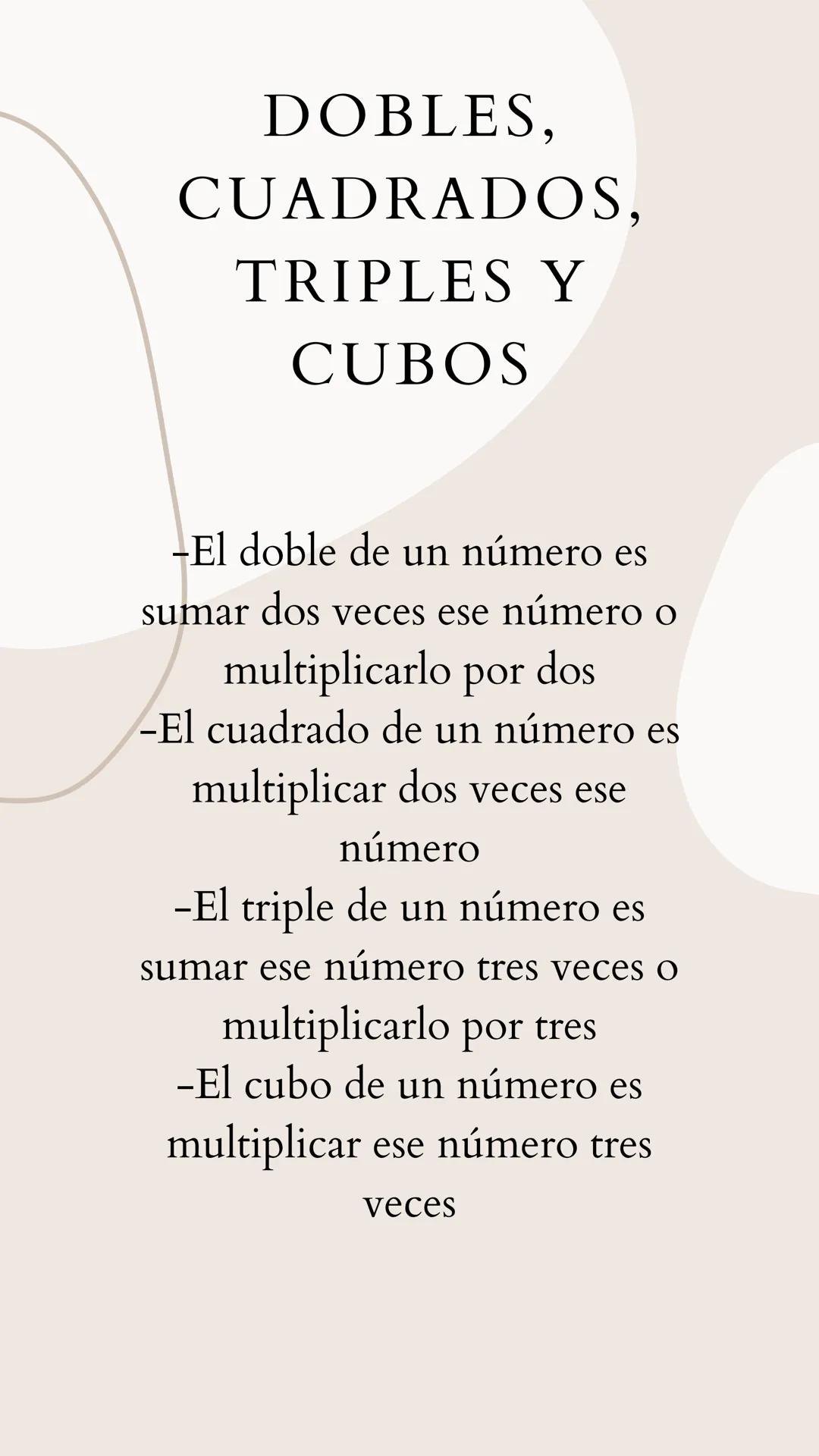 POTENCIAS
Una potencia es una forma abreviada
de escribir un producto de factores
iguales
Una potencia tiene dos partes, la base y el
expone