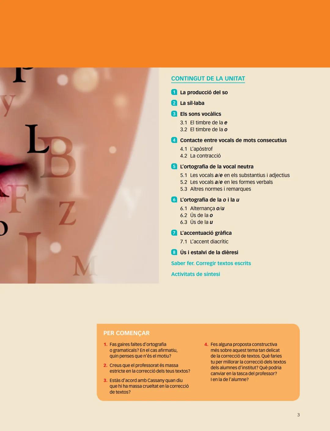 PROJECTE
SABER
FER
REPÀS D'ORTOGRAFIA
# Llengua catalana
i Literatura
El quadern Llengua catalana i Literatura. Repàs d'ortografia, per a