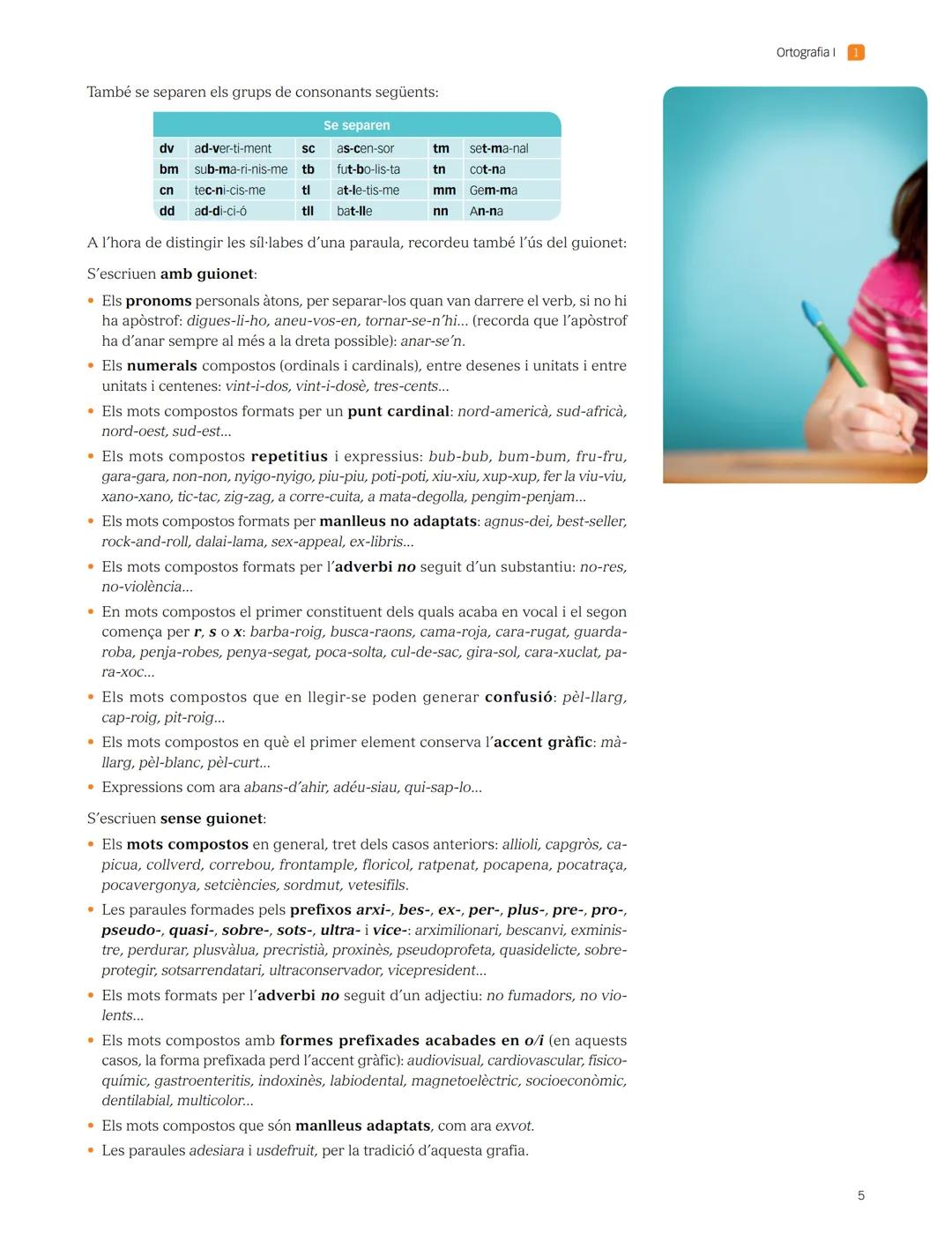 PROJECTE
SABER
FER
REPÀS D'ORTOGRAFIA
# Llengua catalana
i Literatura
El quadern Llengua catalana i Literatura. Repàs d'ortografia, per a