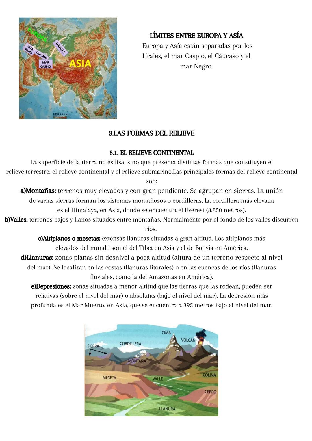 # Tema 2:
# El Relieve Terrestre y
# España
- INTRODUCCIÓN
¿POR QUÉ HAY VIDA EN LA TIERRA?
a) Porque hay agua ...
- La Tierra dispone de