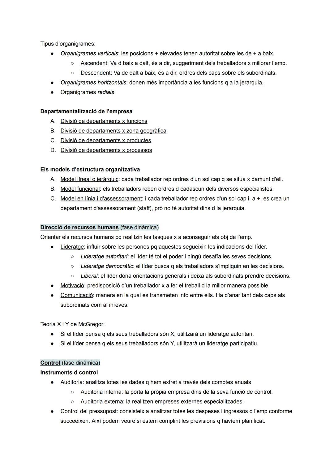 # TIPUS D'EMPRESES
1. Criteris d classificació d'empreses
Segons el seu tamany
- Microempreses
- Petites
- Mitjanes
- Grans
Segons el se