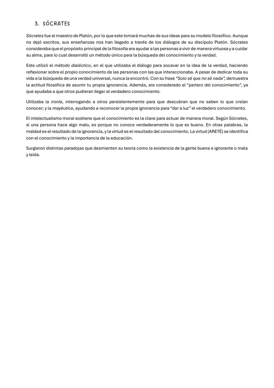 PRESOCRÁTICOS, SOFISTAS Y SÓCRATES
1. PRESOCRÁTICOS
Los presocráticos son considerados los primeros filósofos de la historia de la filosofía