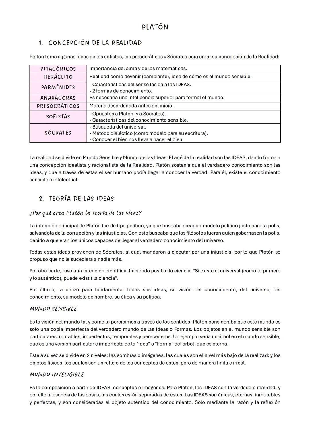 PRESOCRÁTICOS, SOFISTAS Y SÓCRATES
1. PRESOCRÁTICOS
Los presocráticos son considerados los primeros filósofos de la historia de la filosofía