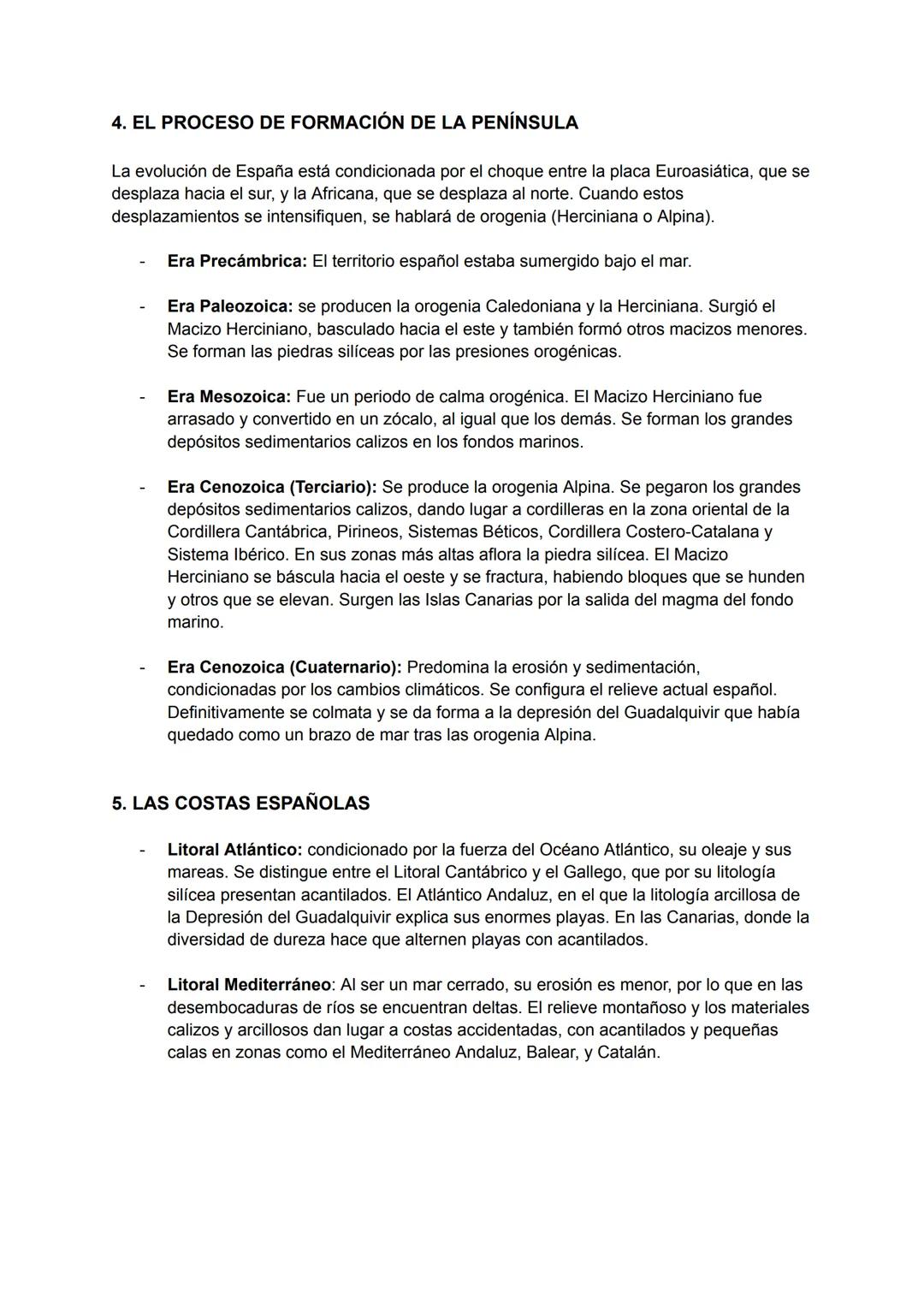 1. INTRODUCCIÓN
El relieve es el conjunto de formas que presenta la superficie terrestre. La formación del
relieve se relaciona directamente