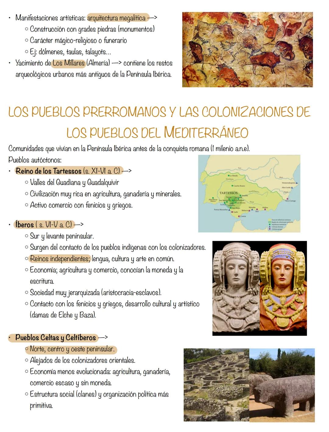 # TEMA 1
EL PALEOLÍTICO Y EL NEOLÍTICO
PALEOLÍTICO
* Península Ibérica habitada desde hace 1.200.000 años (Paleolítico inferior).
*