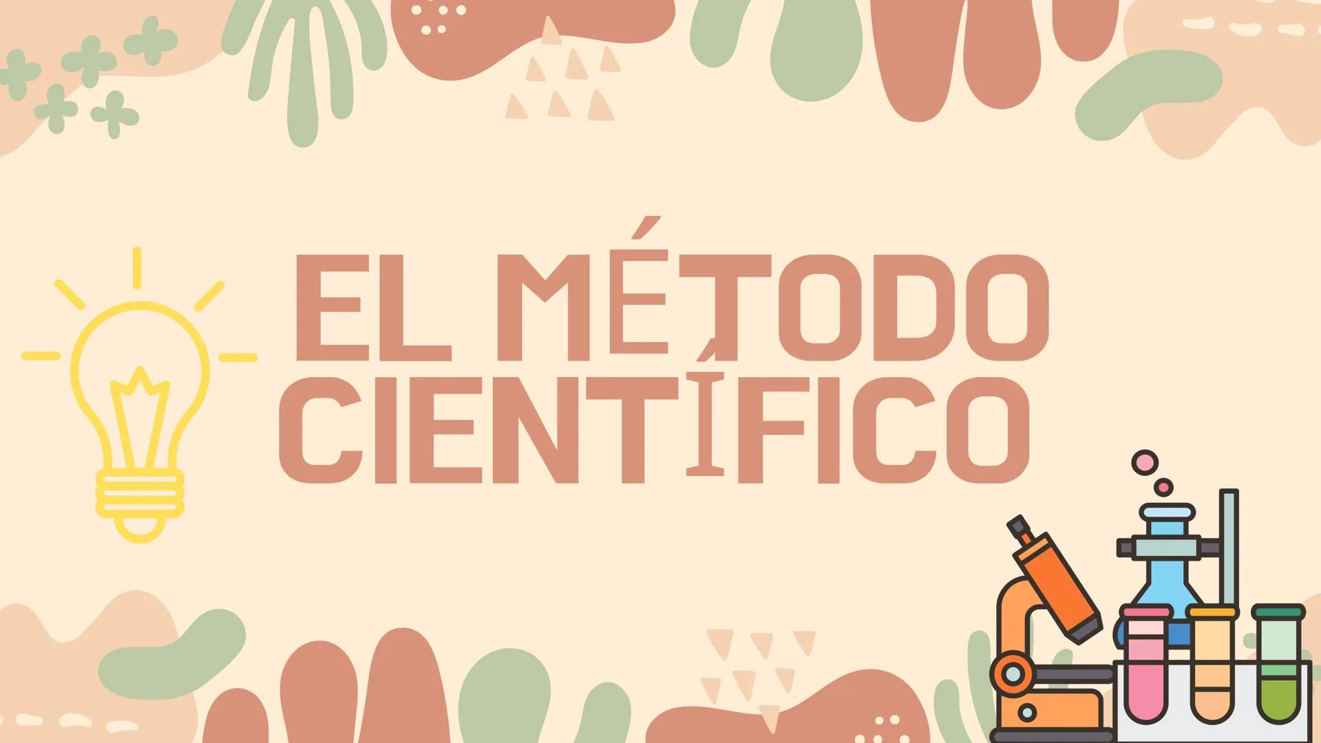 EL METODO
CIENTIFICO PARTES DEL METODO
CIENTIFICO
OBSERVACIÓN
PLANTEO PROBLEMA
• PLANTEO HIPÓTESIS
• PLANTEO EXPERIMENTO
EXPERIMENTO
• ANALI