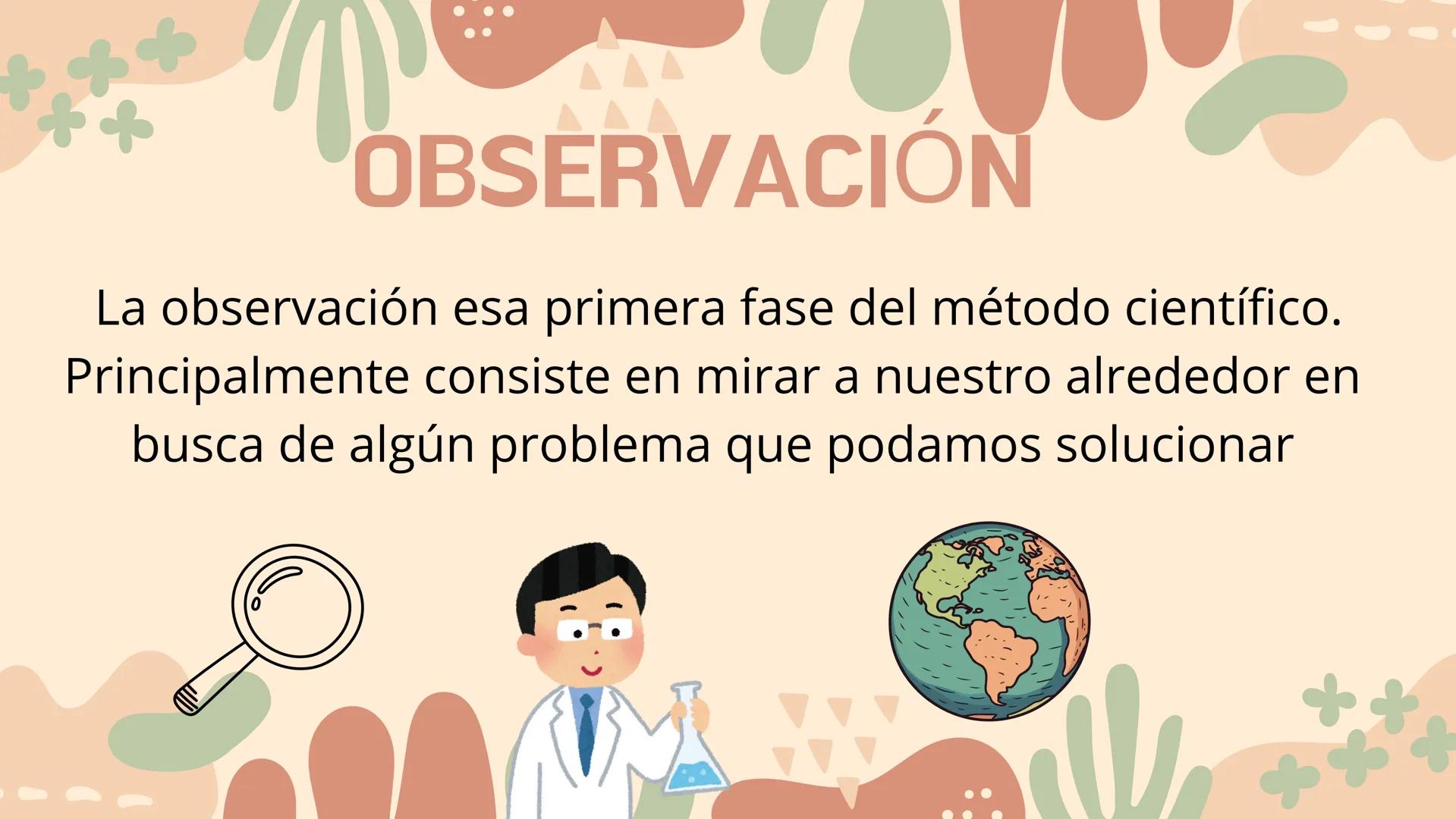 EL METODO
CIENTIFICO PARTES DEL METODO
CIENTIFICO
OBSERVACIÓN
PLANTEO PROBLEMA
• PLANTEO HIPÓTESIS
• PLANTEO EXPERIMENTO
EXPERIMENTO
• ANALI