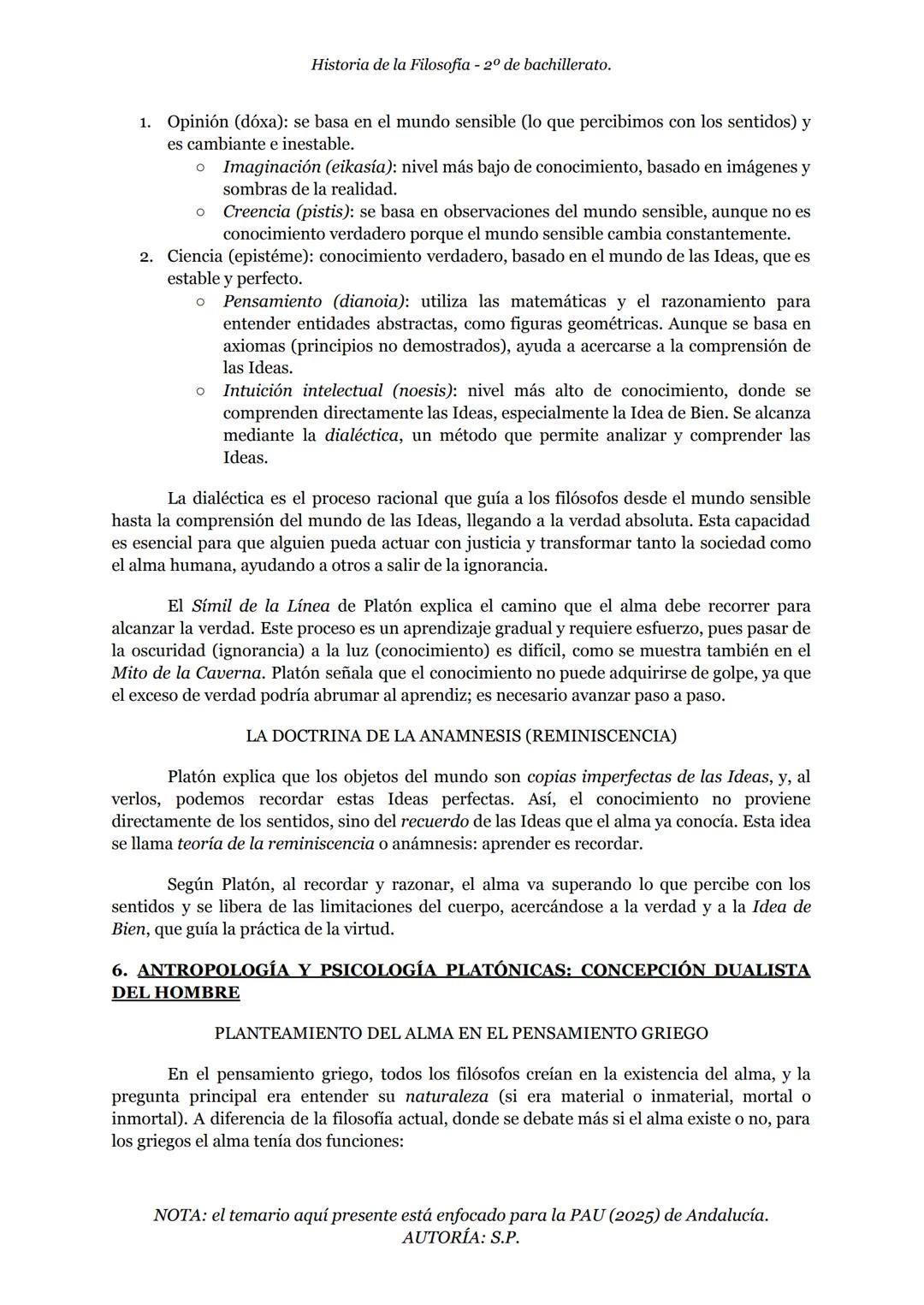 Historia de la Filosofia - 2º de bachillerato.
S.A. 2 - LA FILOSOFÍA DE PLATÓN
1. CONTEXTO SOCIOPOLÍTICO Y CULTURAL
Tras el fin de las Gu
