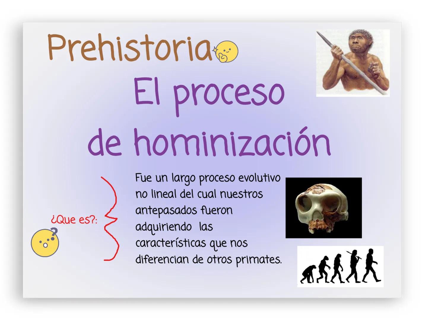 # Prehistoria
La características que nos
diferencian de otros
primates son:
Bipedismo
Es la capacidad de caminar
sobre dos pies sin ayuda