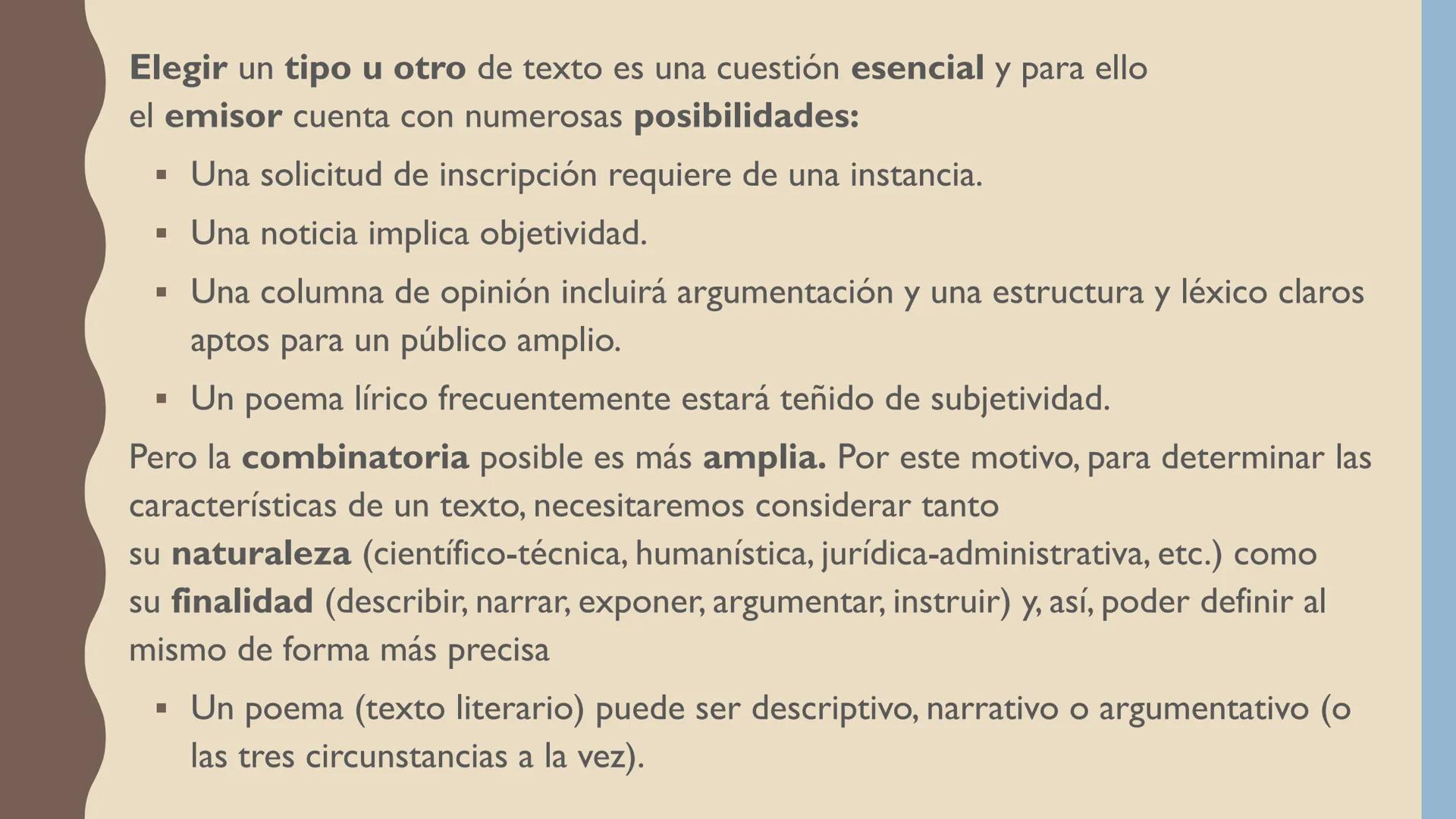 # EL TEXTO
Y SUS PROPIEDADES
TEMA I # ÍNDICE
1. Concepto
2. Tipologías textuales
- Según su naturaleza
- Según su finalidad
- Los textos