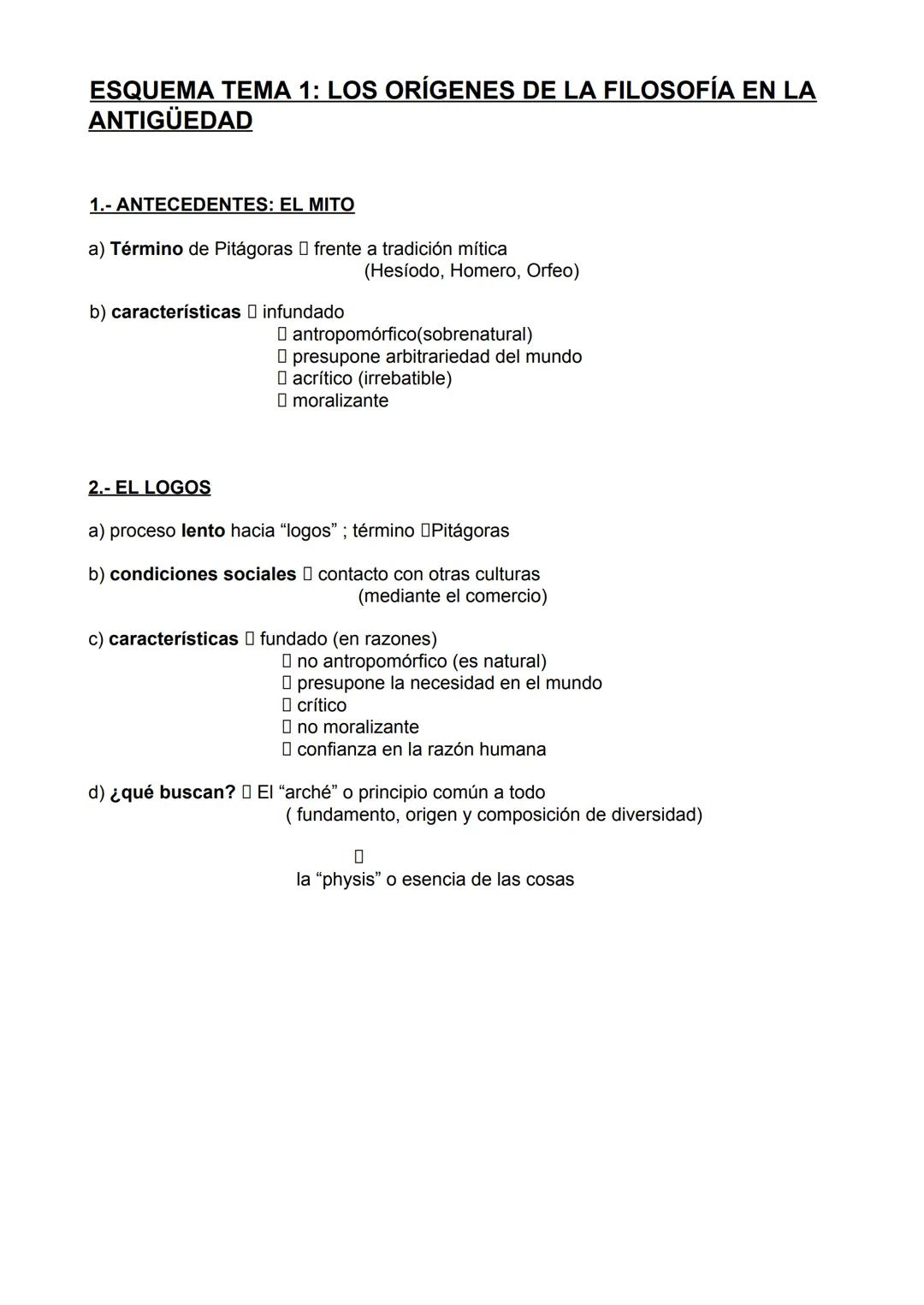 # TEMA 1
# EL ORIGEN DE
# LA FILOSOFÍA EN
# LA ANTIGÜEDAD
1
# TEMA 1: EL ORIGEN DE LA FILOSOFÍA EN
# LA ANTIGÜEDAD.
1.- LOS ANTECEDENTES