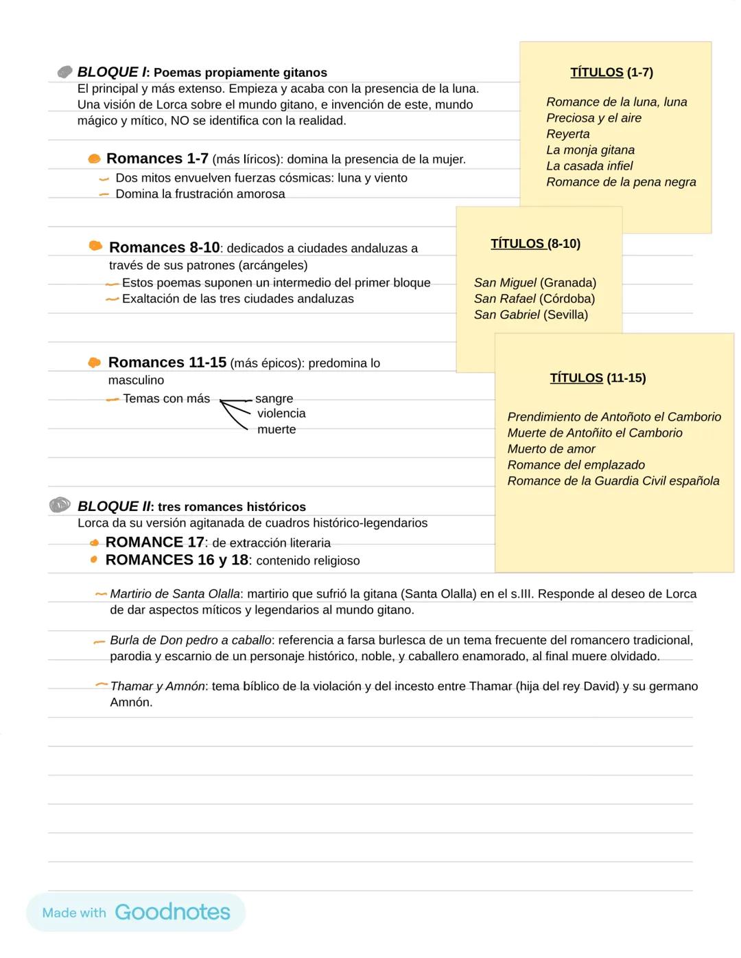 GARCIA LORCA -ROMANCERO GITANO (1928)
18 composiciones (1924-1927)
O Enorme éxito, poeta más popular
Crítca desde el círculo vanguardista
Tí