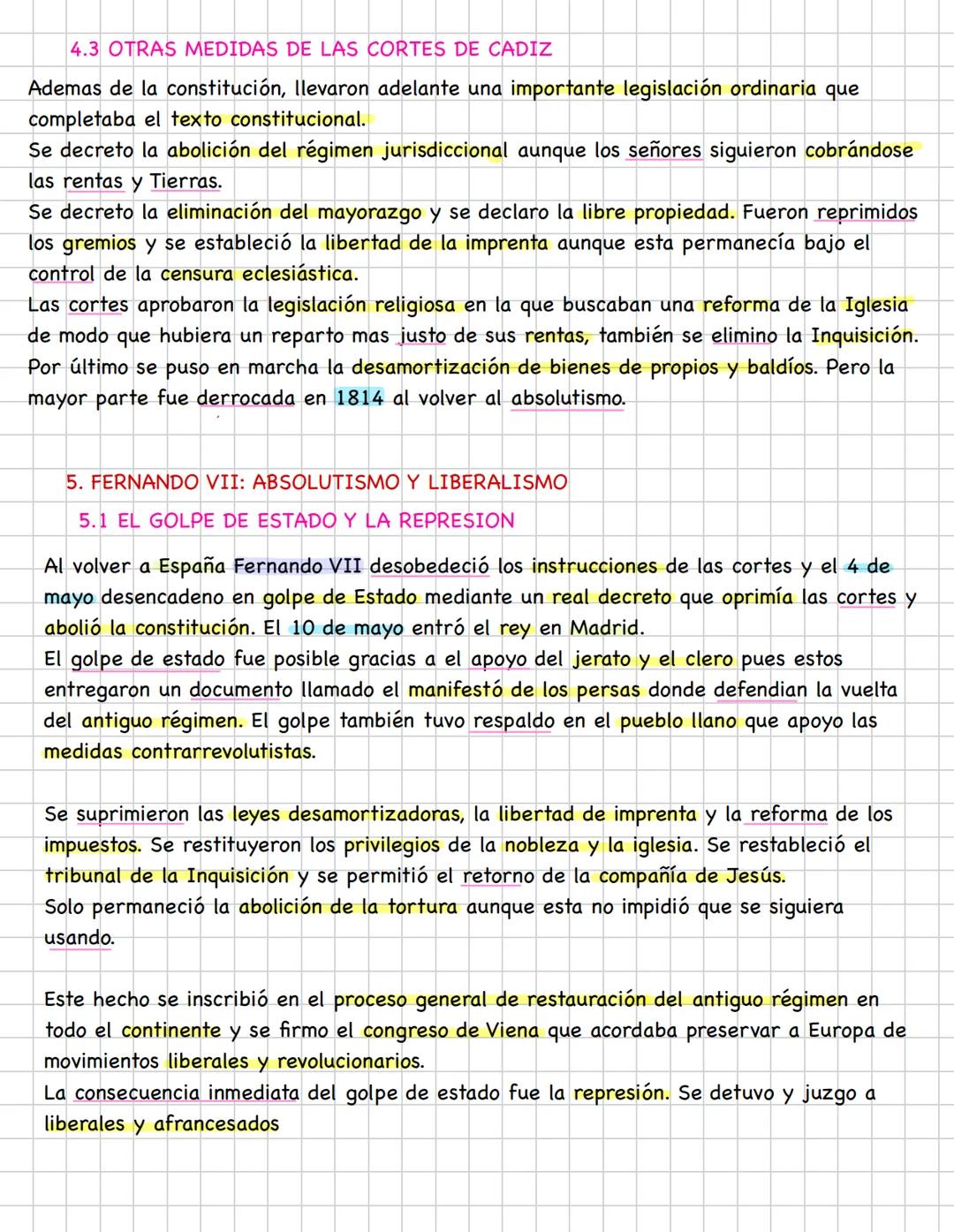haanisha och antiquo régimen
1. LA CRISIS DE 1808
A finales de 1807 la situación social y económica del país era muy grave pues las
guerras,