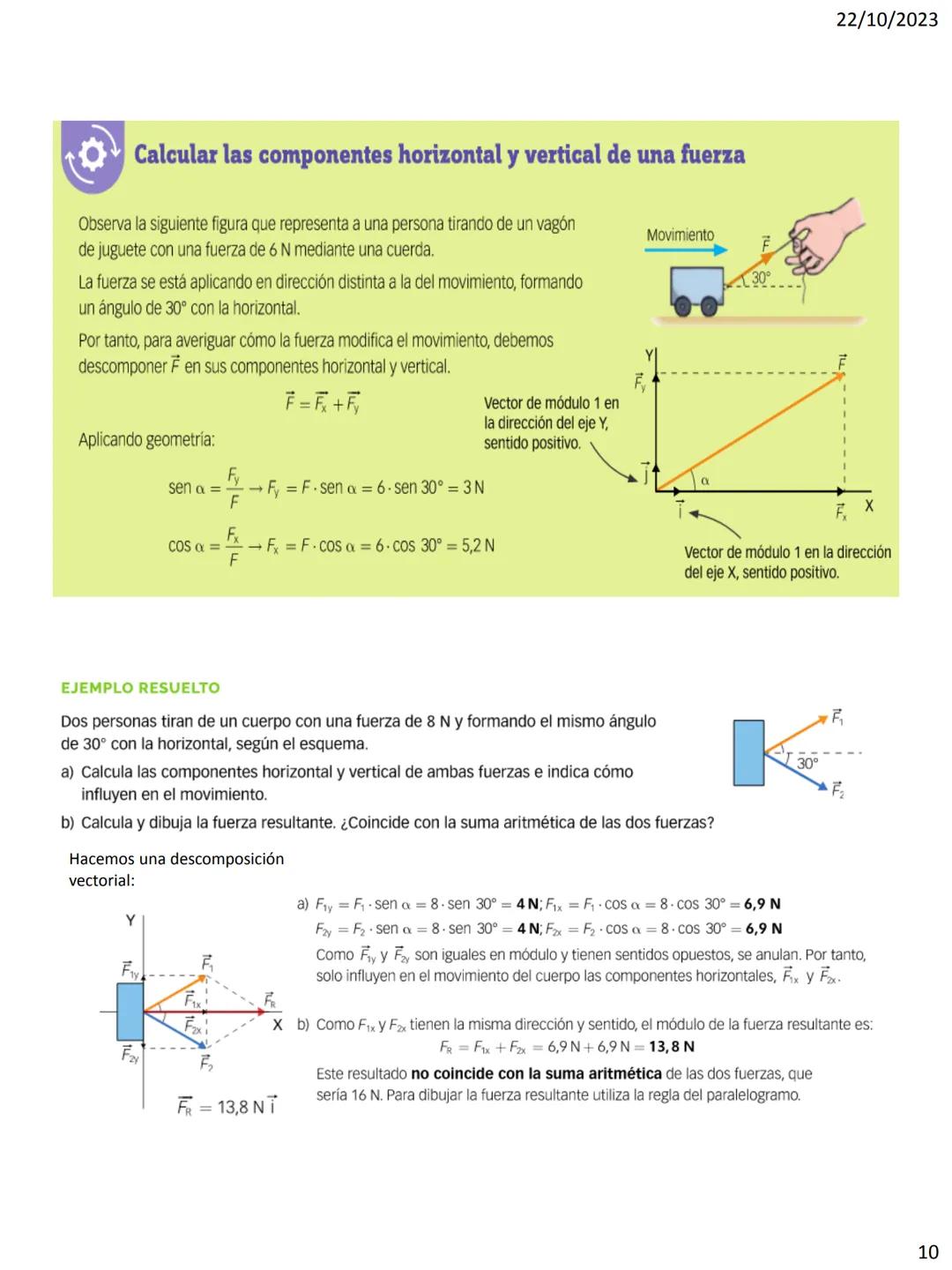 DINÁMICA
LEYES DE NEWTON
22/10/2023
DINÁMICA
La DINÁMICA es la parte de la física que estudia las causas que originan
el movimiento de los c
