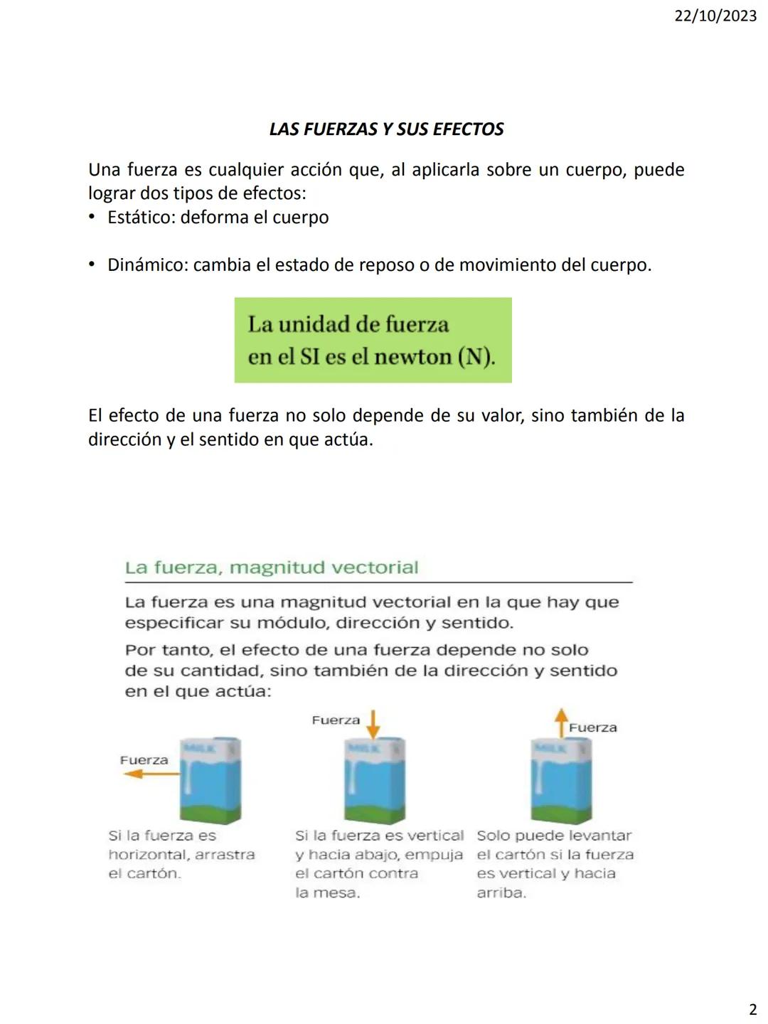 DINÁMICA
LEYES DE NEWTON
22/10/2023
DINÁMICA
La DINÁMICA es la parte de la física que estudia las causas que originan
el movimiento de los c