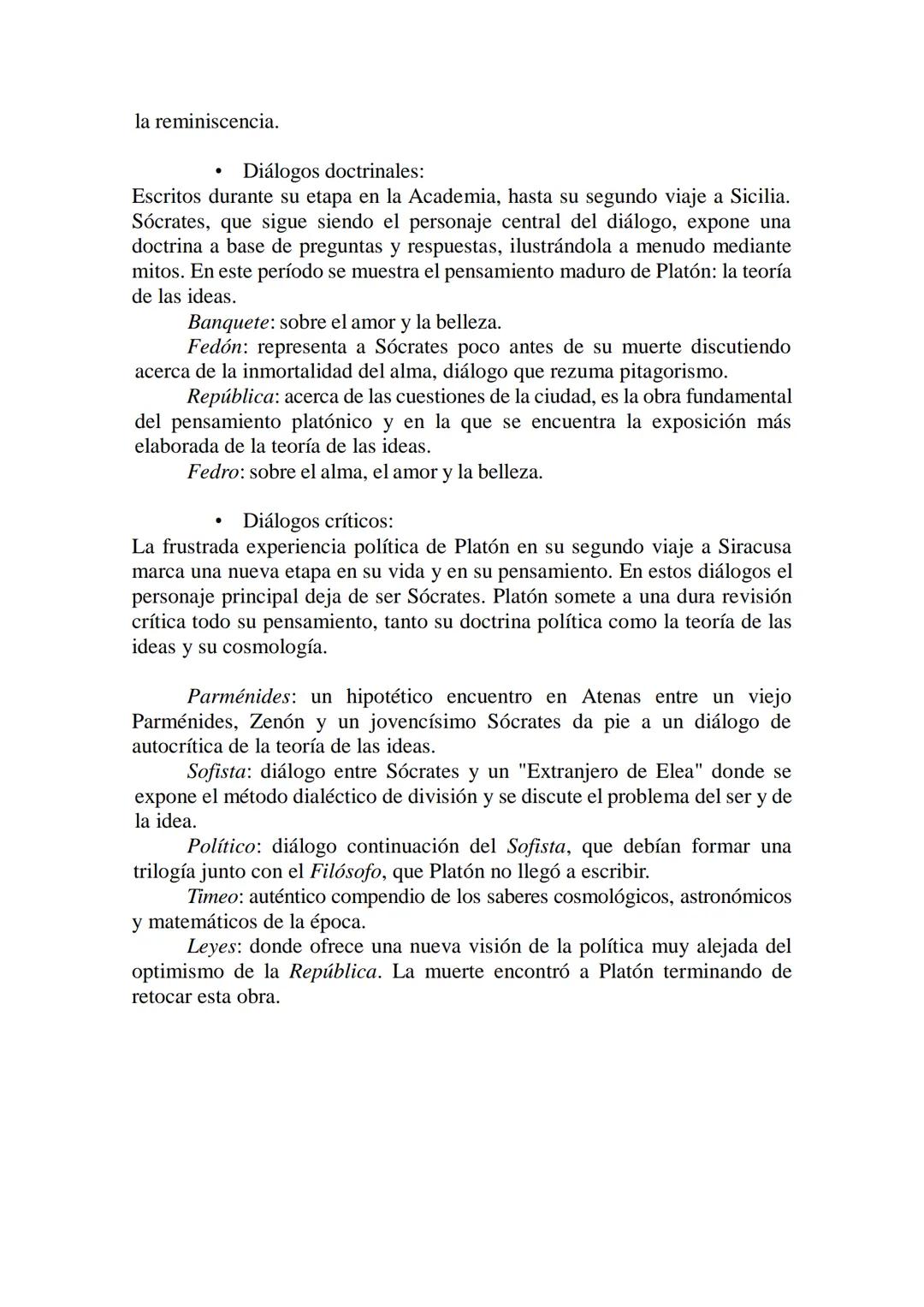 3. PLATÓN
0. Introducción
3.0.1.
3.0.2.
3.0.3.
3.0.4.
Apuntes biográficos
Influencias en el pensamiento de Platón
Los diálogos de Platón
Int