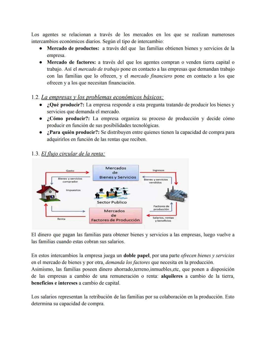 # Tema 1: El papel de la empresa en la economía
1. Actividad económica y empresa:
La escasez de recursos es el problema económico básico d