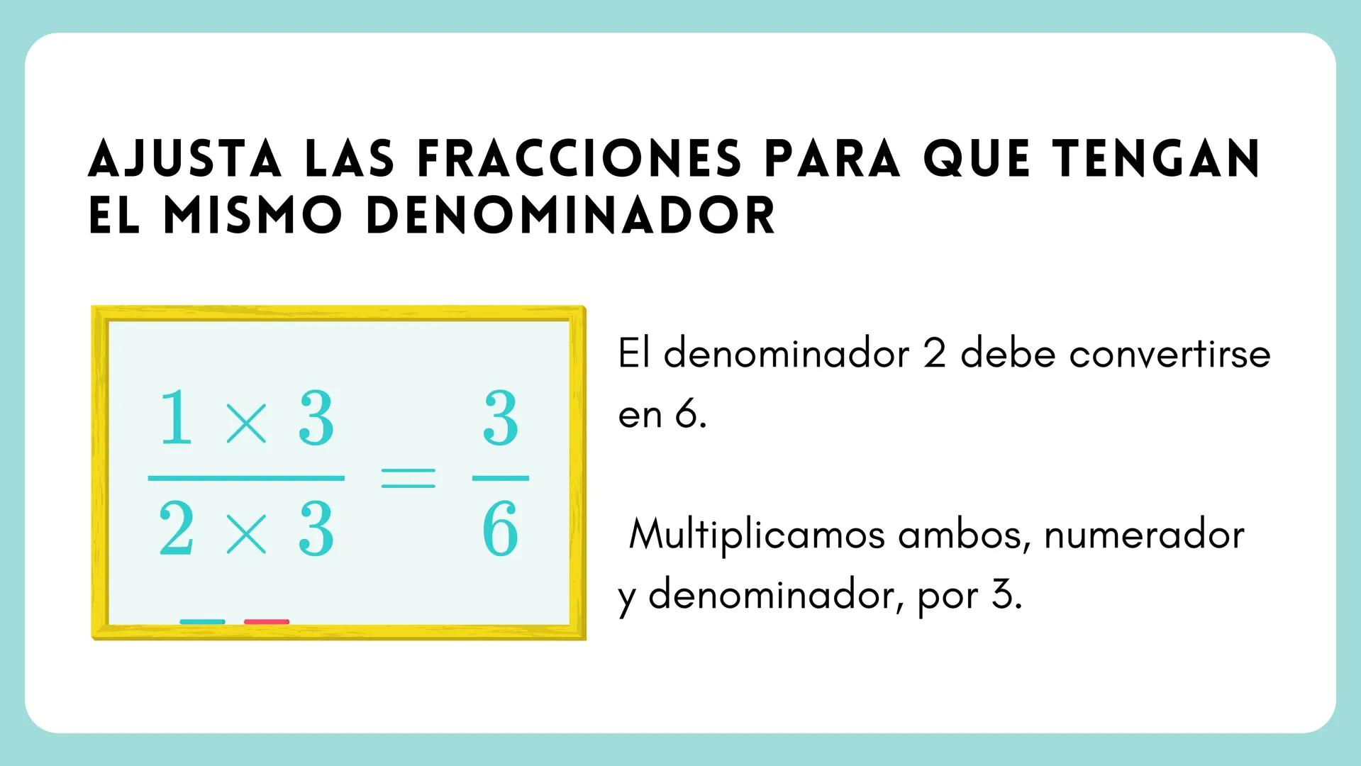 87
୮
1 SUMA DE
FRACCIONES 1
3 SUMA DE FRACCIONES
Sumar fracciones puede parecer
complicado al principio, pero se
puede hacer de manera senci