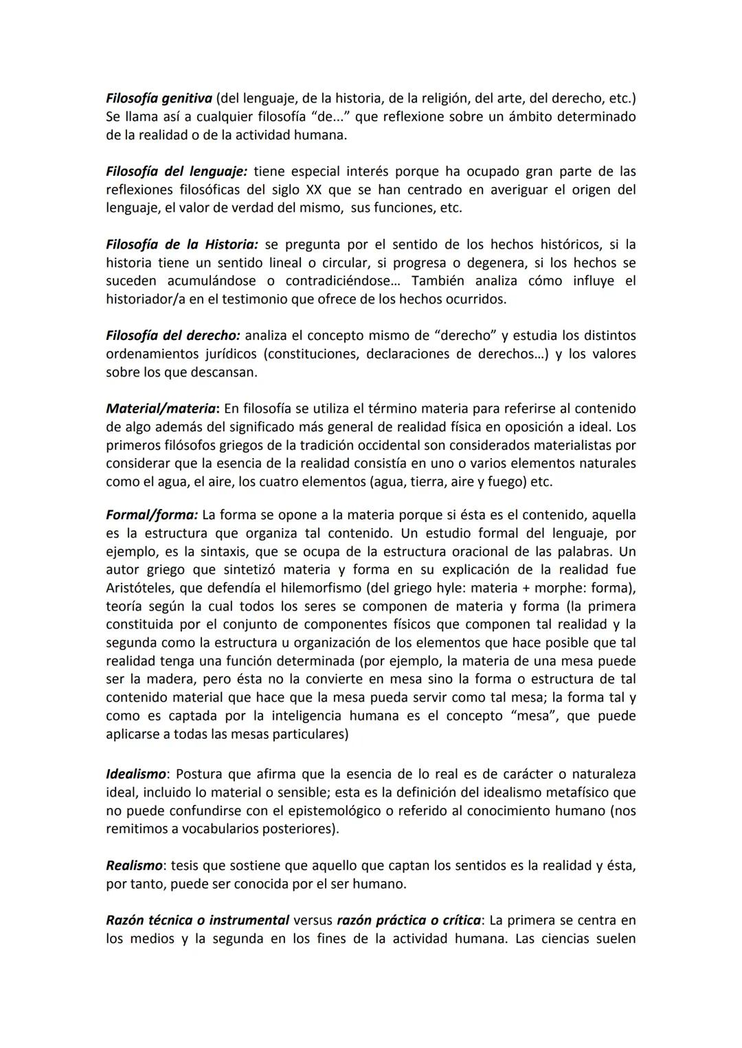 # UNIDAD 1. EL SABER FILOSÓFICO
TEORÍA Y VOCABULARIO
1.1. La filosofía como actitud y disciplina:
Actitud filosófica: analizar cualquier á