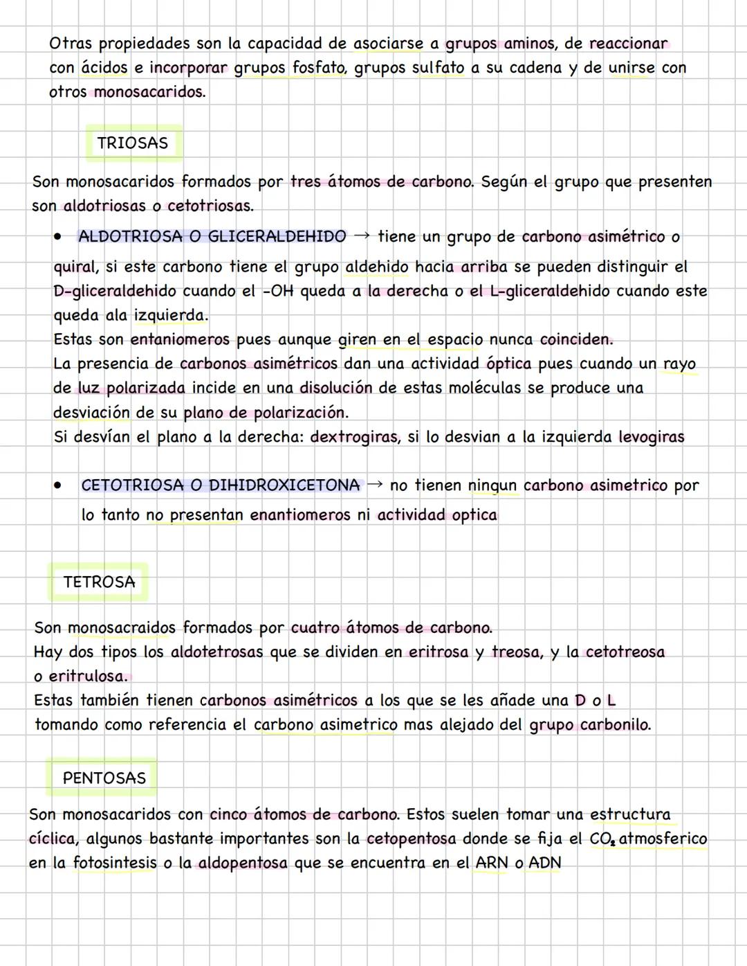 # LOS GLUCIDOS
1. LOS GLUCIDDOS
Los glúcidos son biomoleculas complejas orgánicas. Se les denomina glúcidos o
azucares pues muchos de ello