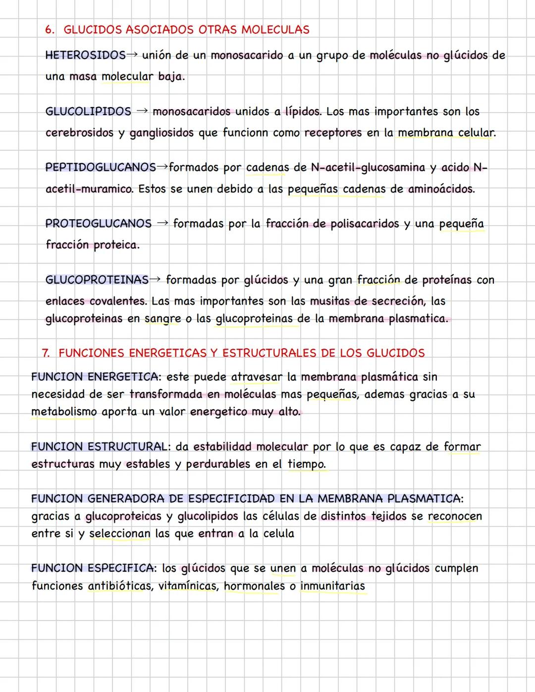 # LOS GLUCIDOS
1. LOS GLUCIDDOS
Los glúcidos son biomoleculas complejas orgánicas. Se les denomina glúcidos o
azucares pues muchos de ello