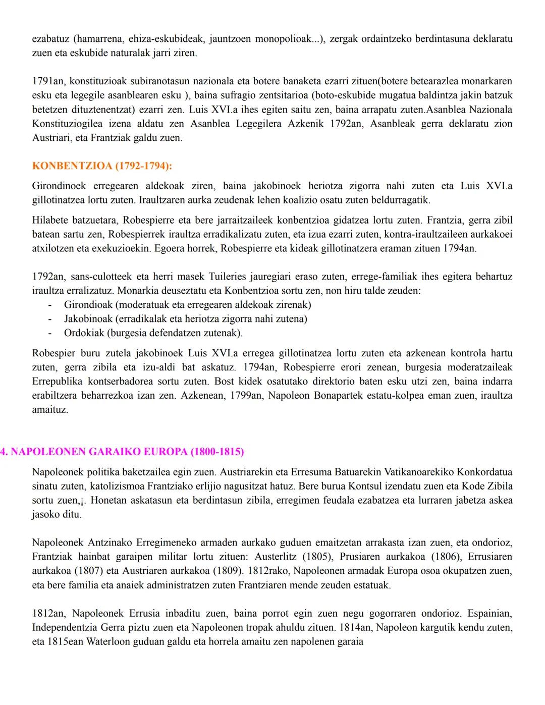 # MUNDU GARAIKEDIKO HISTORIA
1.BIZTANLERIA, NEKAZARITZA EKΟΝΟΜΙΑ ΕΤA JAUNTXOEN ERREGIMENA
1.1.TRANTSIZIO DEMOGRAFIKOA
Antzinako erregimen