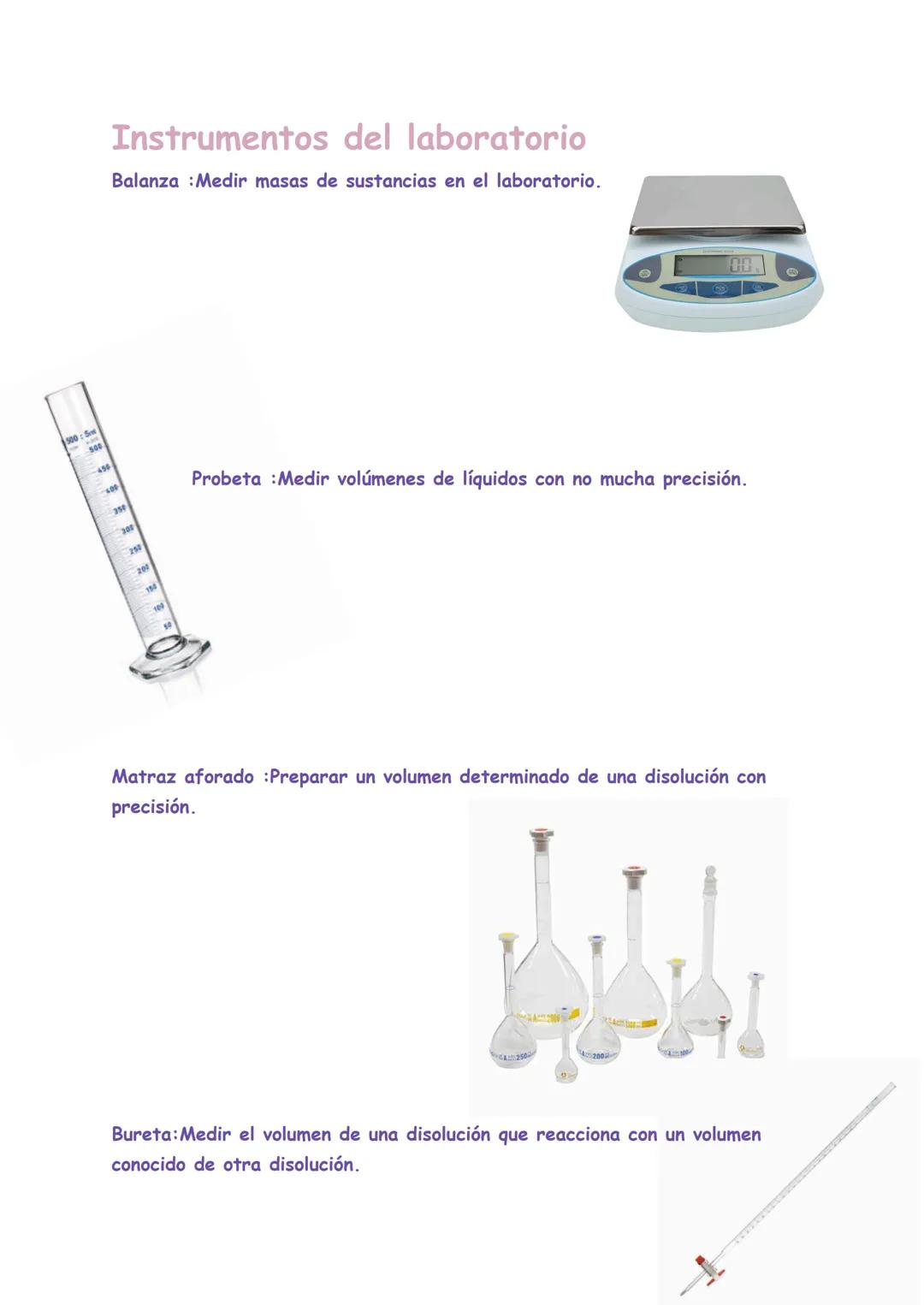 Instrumentos de laboratorio