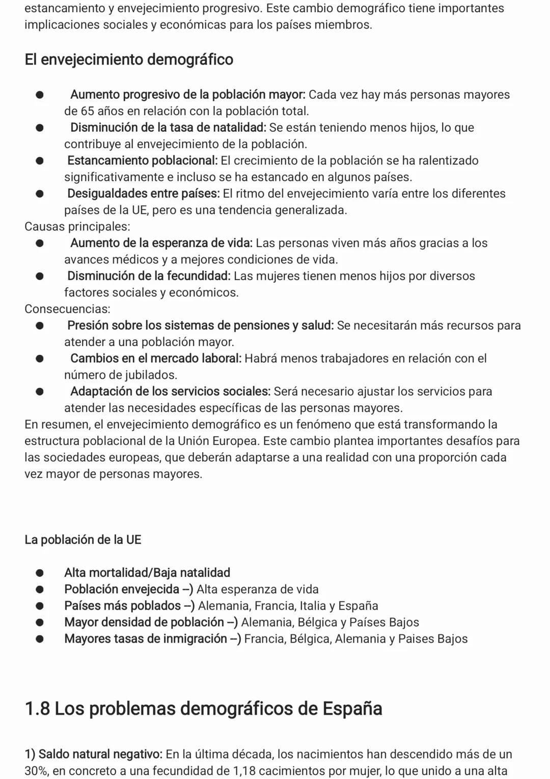 1.1 El reparto desigual de la población
La población munidal se distribuye de forma muy desigual, ya que hay regiones con
densidades de pobl