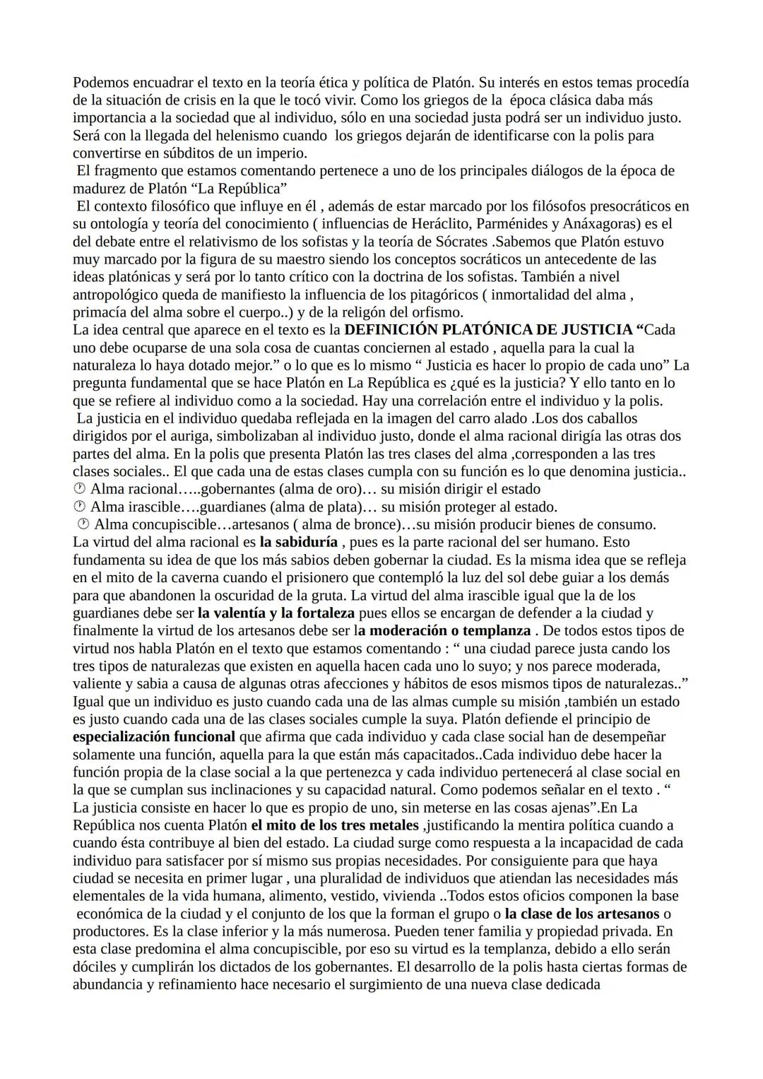 Podemos encuadrar el texto en la teoría ética y política de Platón. Su interés en estos temas procedía
de la situación de crisis en la que l