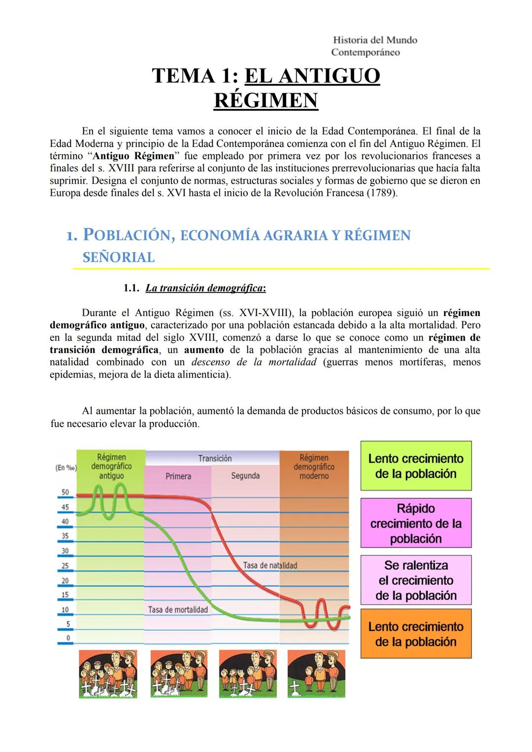 Historia del Mundo
Contemporáneo
# TEMA 1: EL ANTIGUO
RÉGIMEN
En el siguiente tema vamos a conocer el inicio de la Edad Contemporánea. El