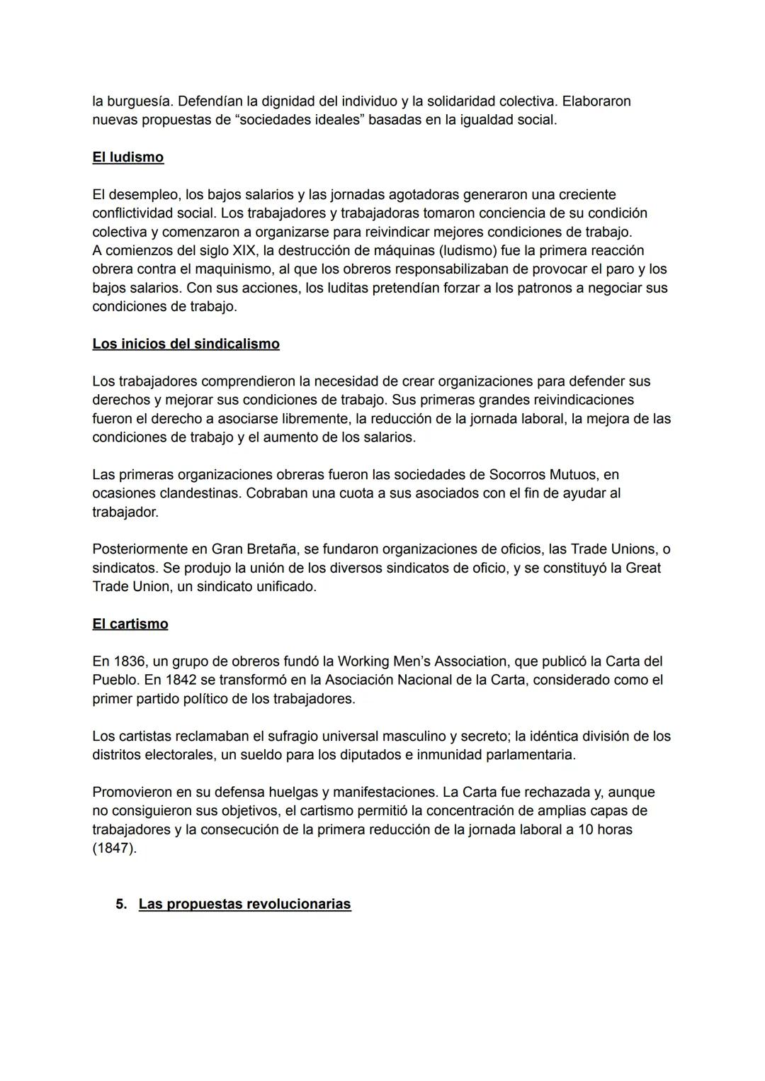 TEMA 3; Los movimientos sociales
1. La nueva sociedad industria
En la nueva sociedad industrial, la propiedad definía la pertenencia a una d
