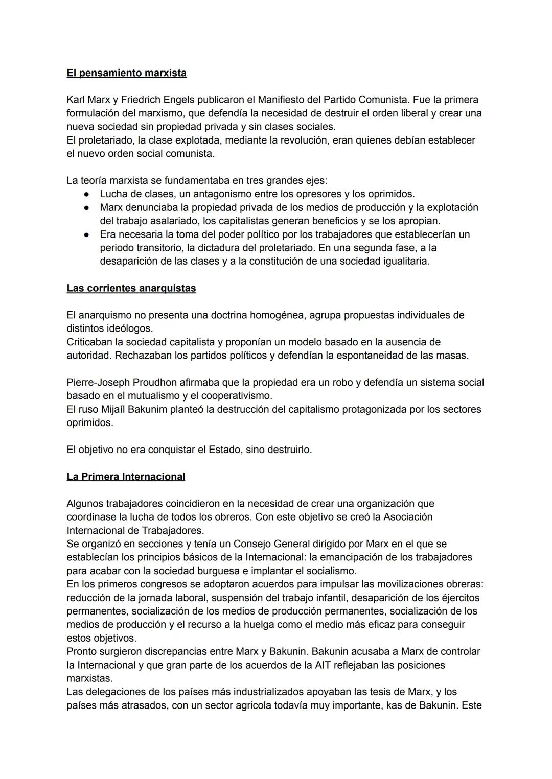 TEMA 3; Los movimientos sociales
1. La nueva sociedad industria
En la nueva sociedad industrial, la propiedad definía la pertenencia a una d
