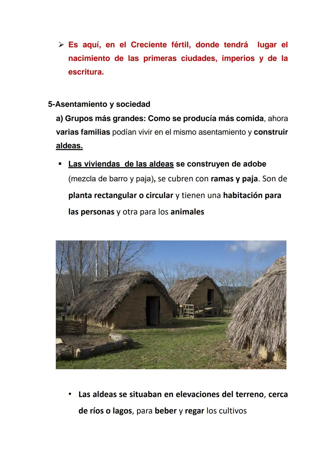4. NEOLÍTICO 8.000 a.C.- 4.000 a.C.
1- Revolución Neolítica: La Revolución Neolítica ha sido el
cambio más importante de la historia de la h