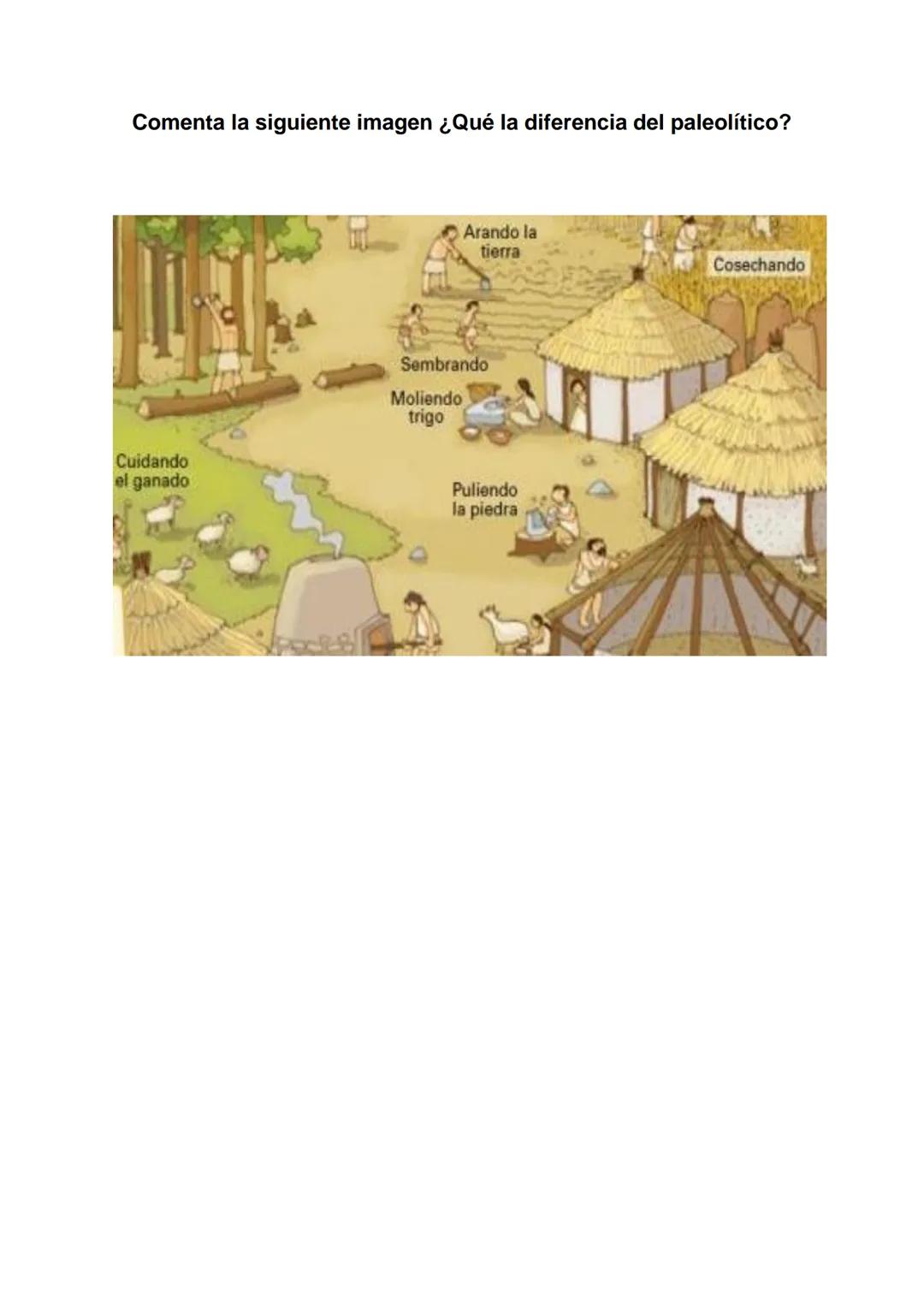 4. NEOLÍTICO 8.000 a.C.- 4.000 a.C.
1- Revolución Neolítica: La Revolución Neolítica ha sido el
cambio más importante de la historia de la h