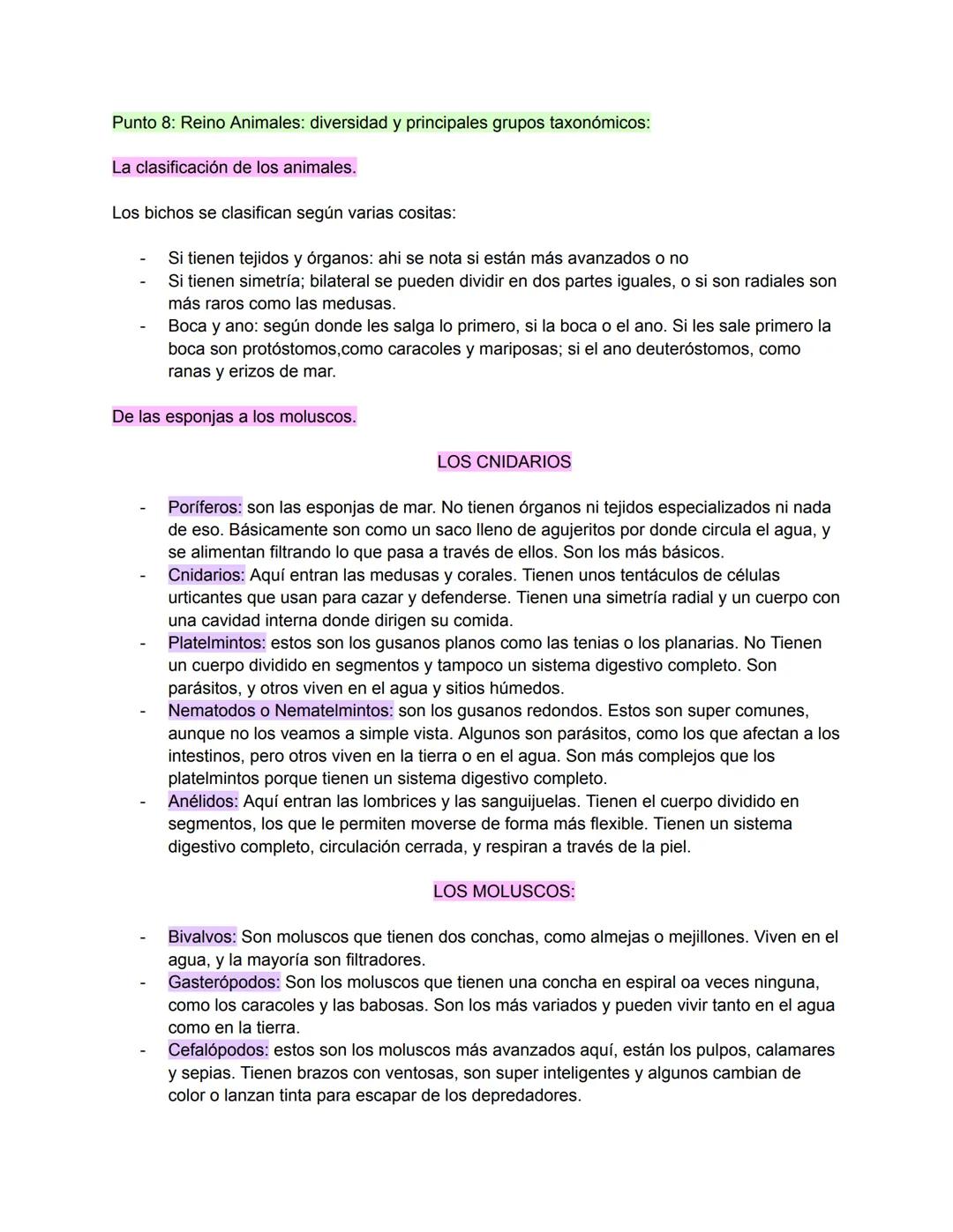 BIOLOGIA Y GEOLOGIA
1° DE BACHILLERATO
TEMA 2 Tema 3:
Punto 2: La clasificación de los seres vivos.
La taxonomía:
Se ocupa de dividir y clas