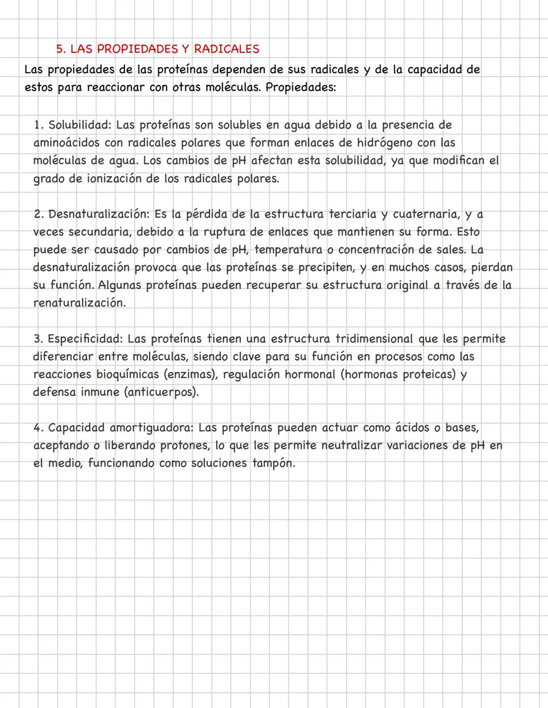 LAS PROTEINAS
Las proteínas son biomoleculas orgánicas compuestas por carbono, hidrogeno, oxigeno
y nitrógeno. Están constituidos por aminoá