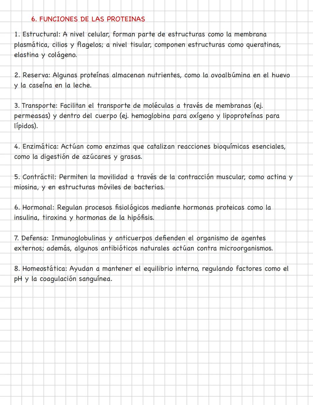 LAS PROTEINAS
Las proteínas son biomoleculas orgánicas compuestas por carbono, hidrogeno, oxigeno
y nitrógeno. Están constituidos por aminoá