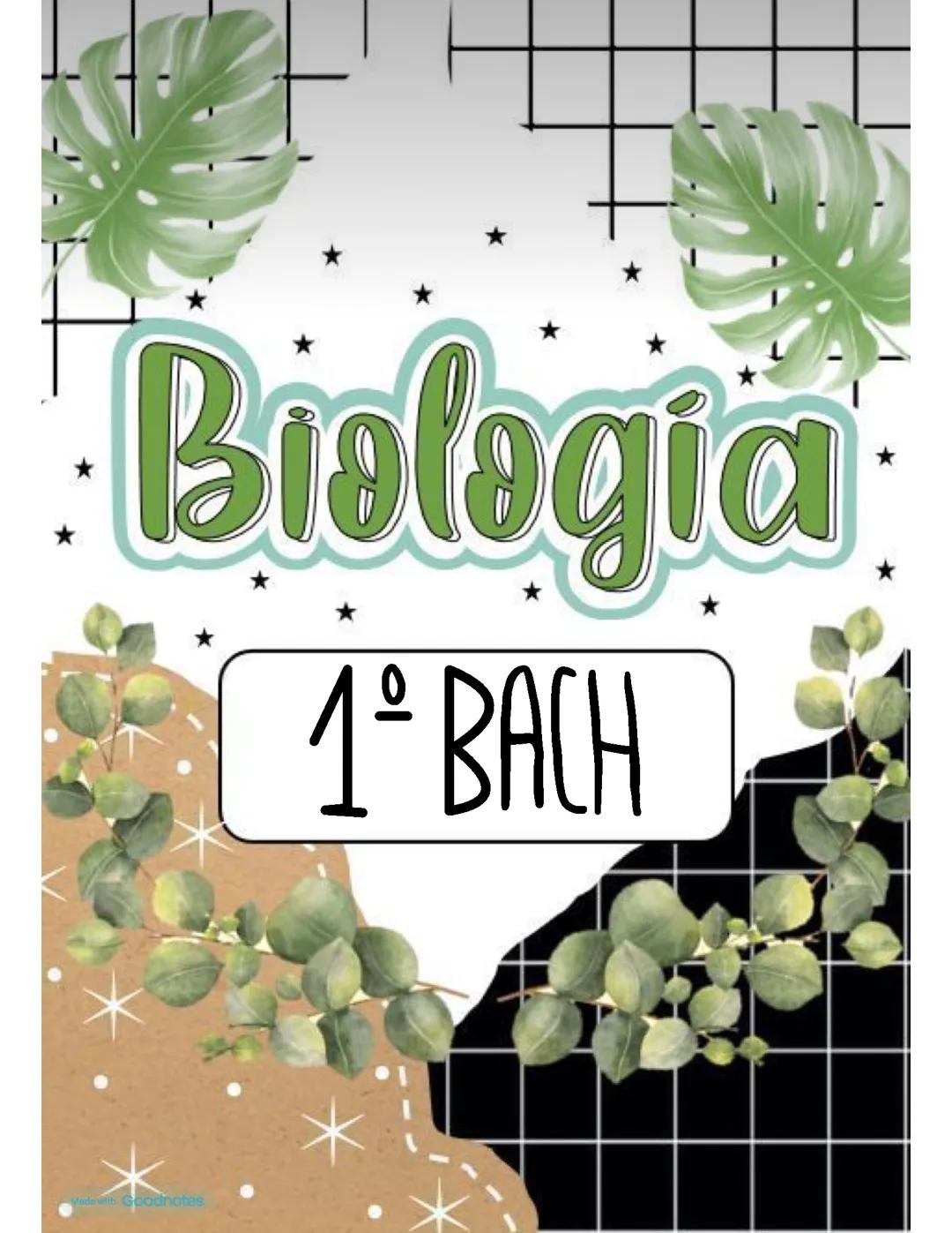 Apuntes del tema 2 de biología de 1 de bachillerato