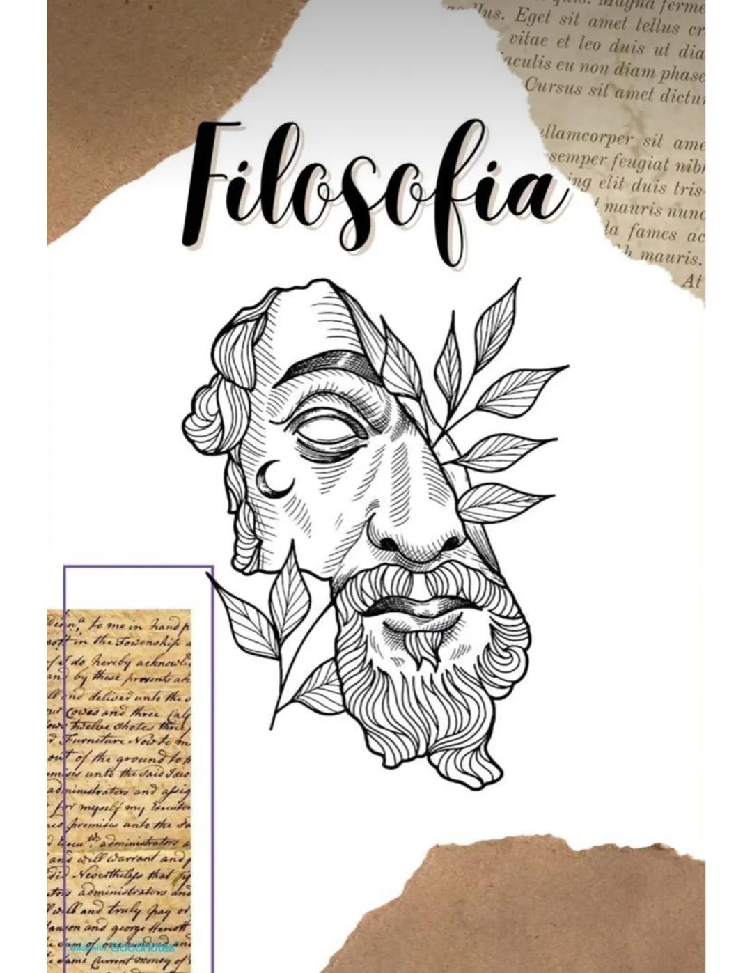 Apúntate del tema uno de filosofía del curso primero de bachillerato.