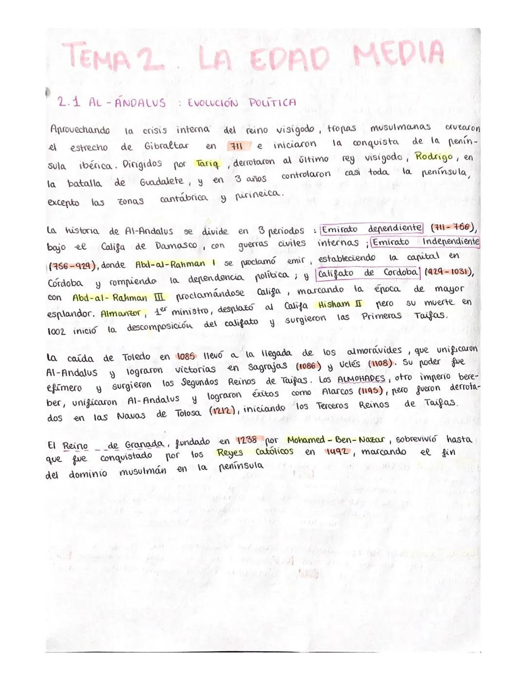 Tema 2 Historia de España